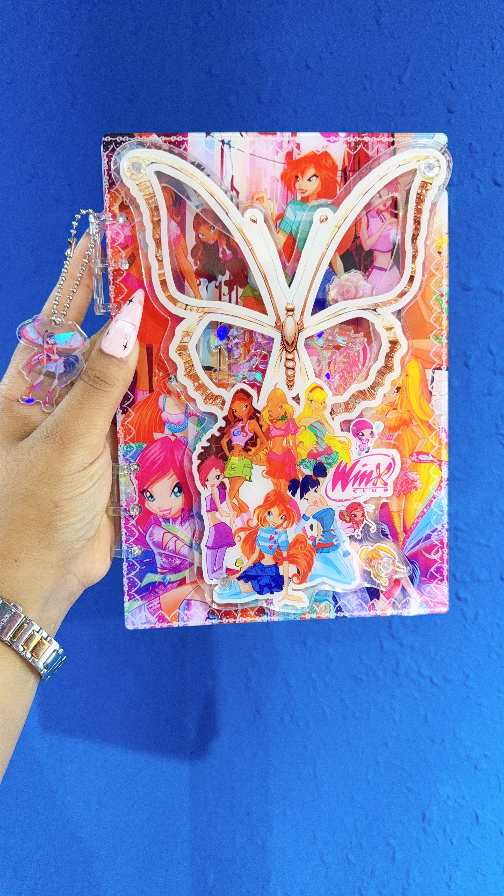 WINX CLUB 3D Acrylic shaker notebook