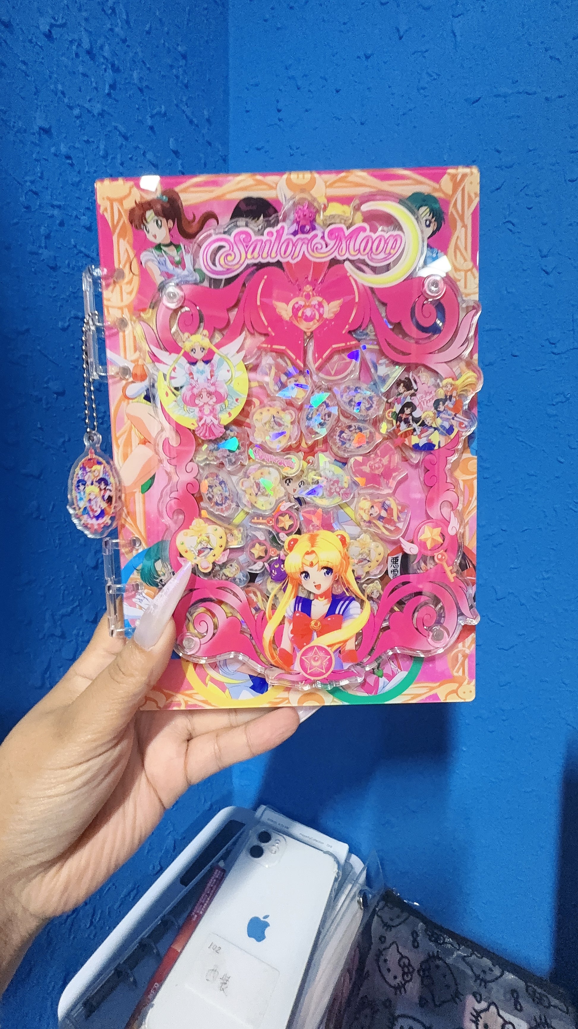 clasic sailoor moon 3d shaker notebook