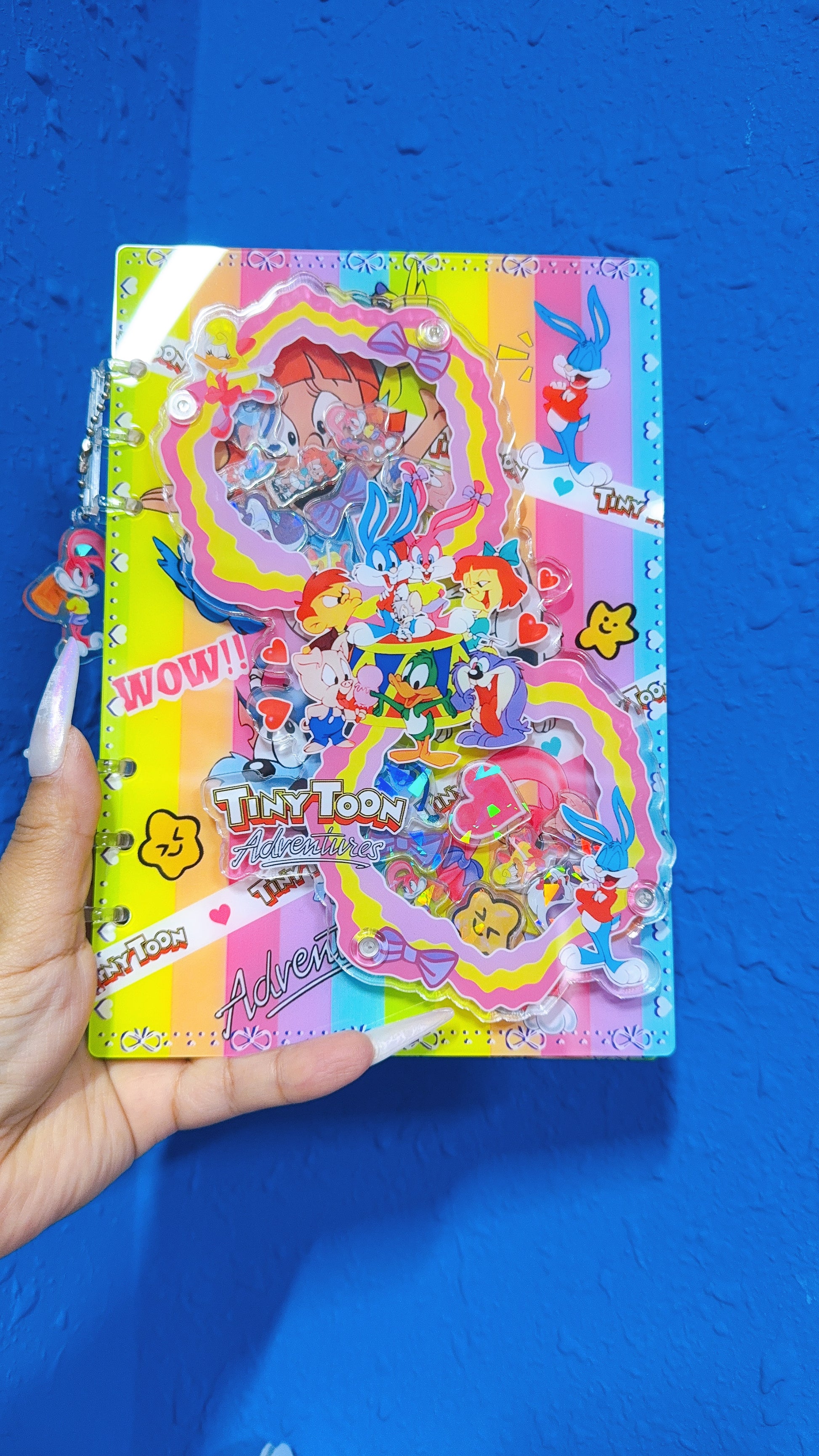 tiny toon 3d shaker notebook