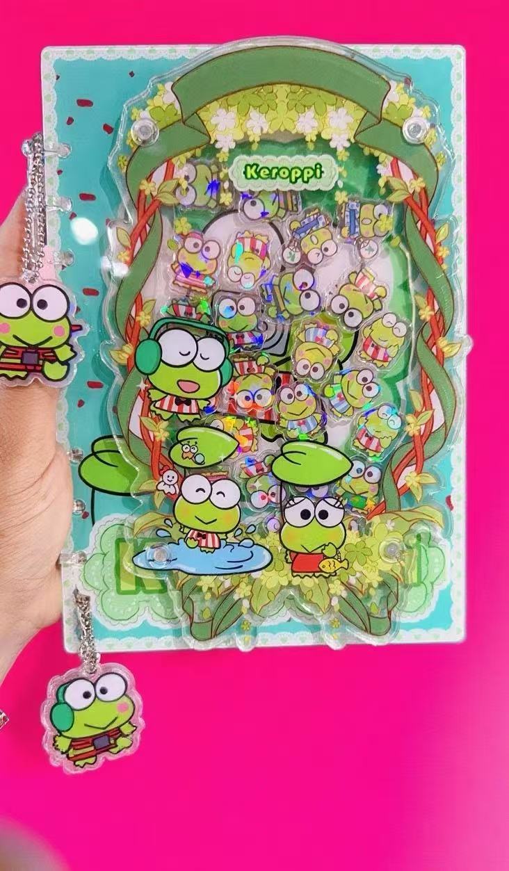 KEROPPI 3D Acrylic shaker notebook