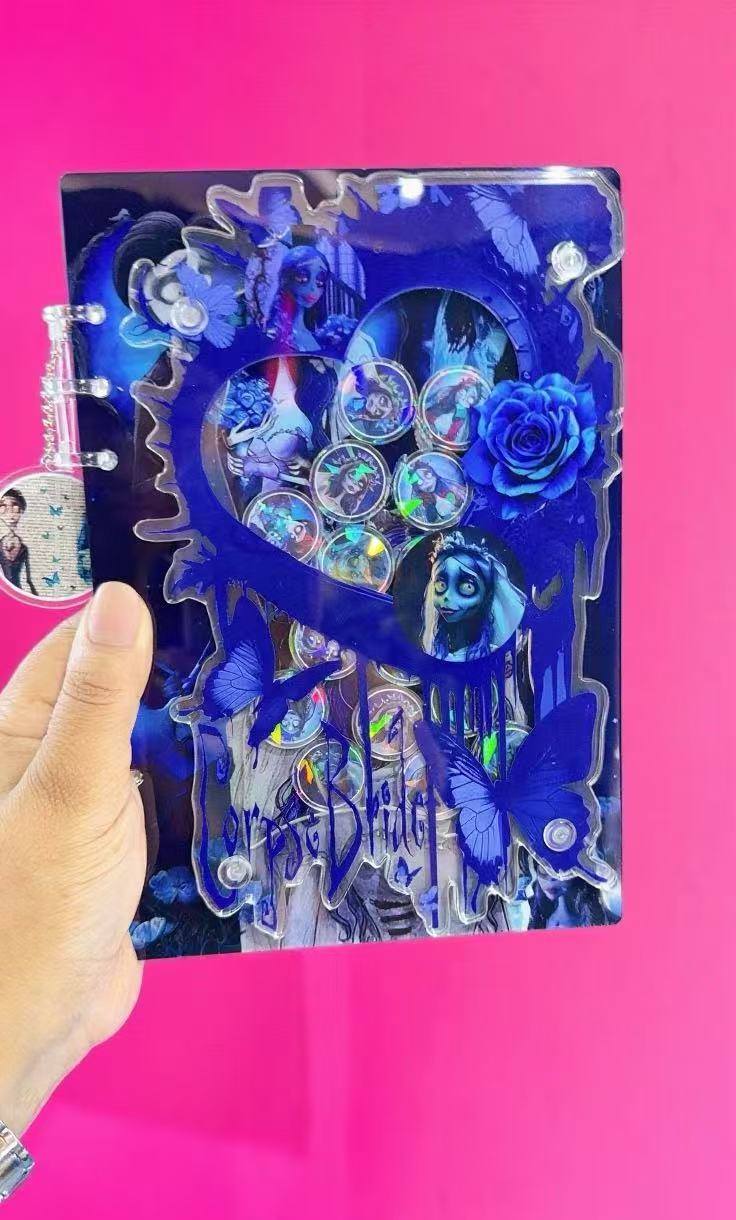 corpse bride shaker notebook