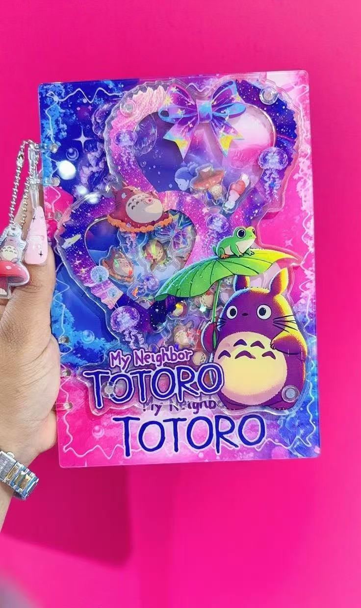 STUDIO GHIBLI TOTORO NEW 3D Acrylic shaker notebook