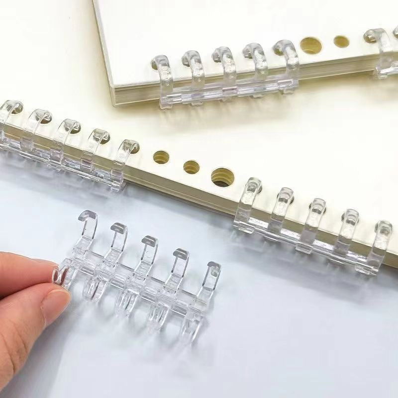 Acrylic shaker notebook large size refillable notebook