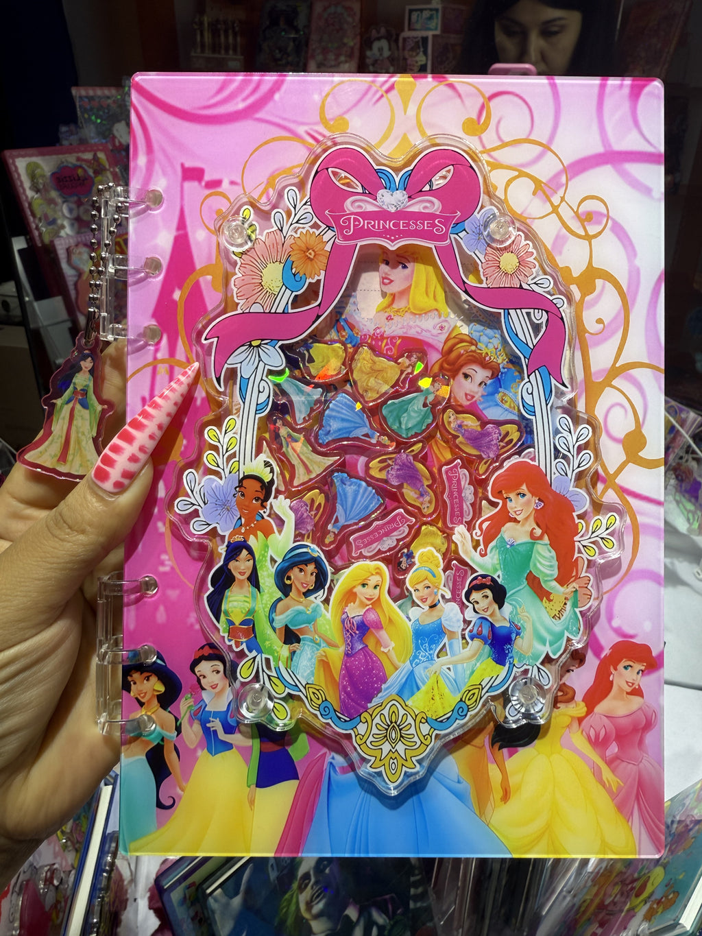 princess group 3d Shaker notebook