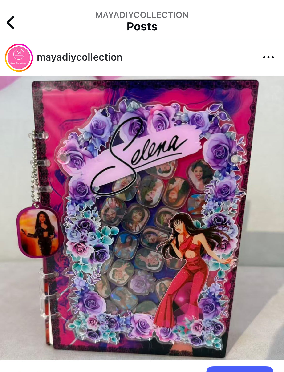 SELENA 3D shaker notebook