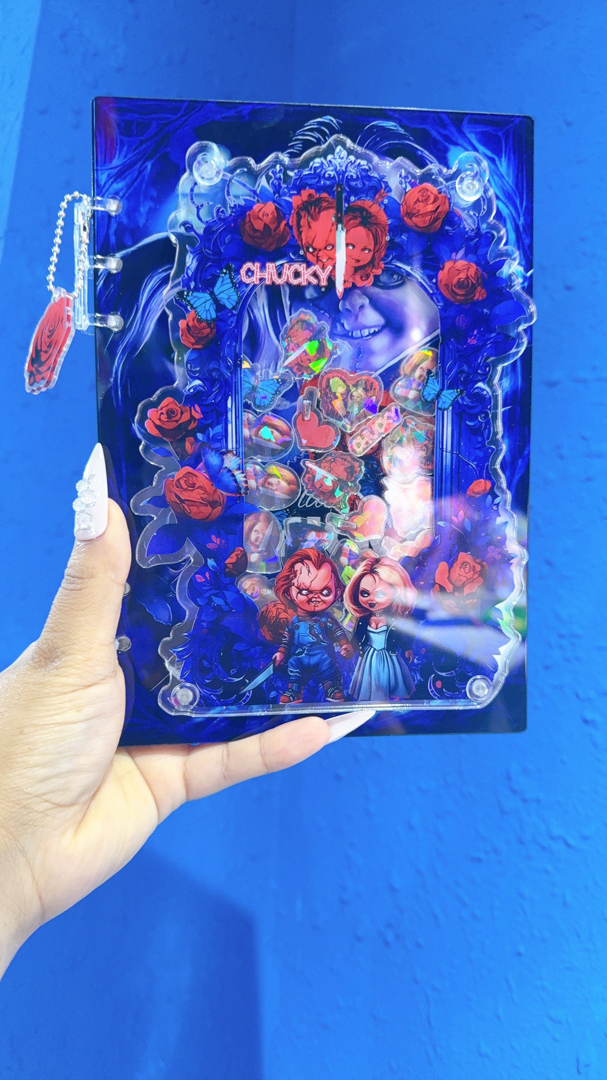 chucky 3D shaker notebook
