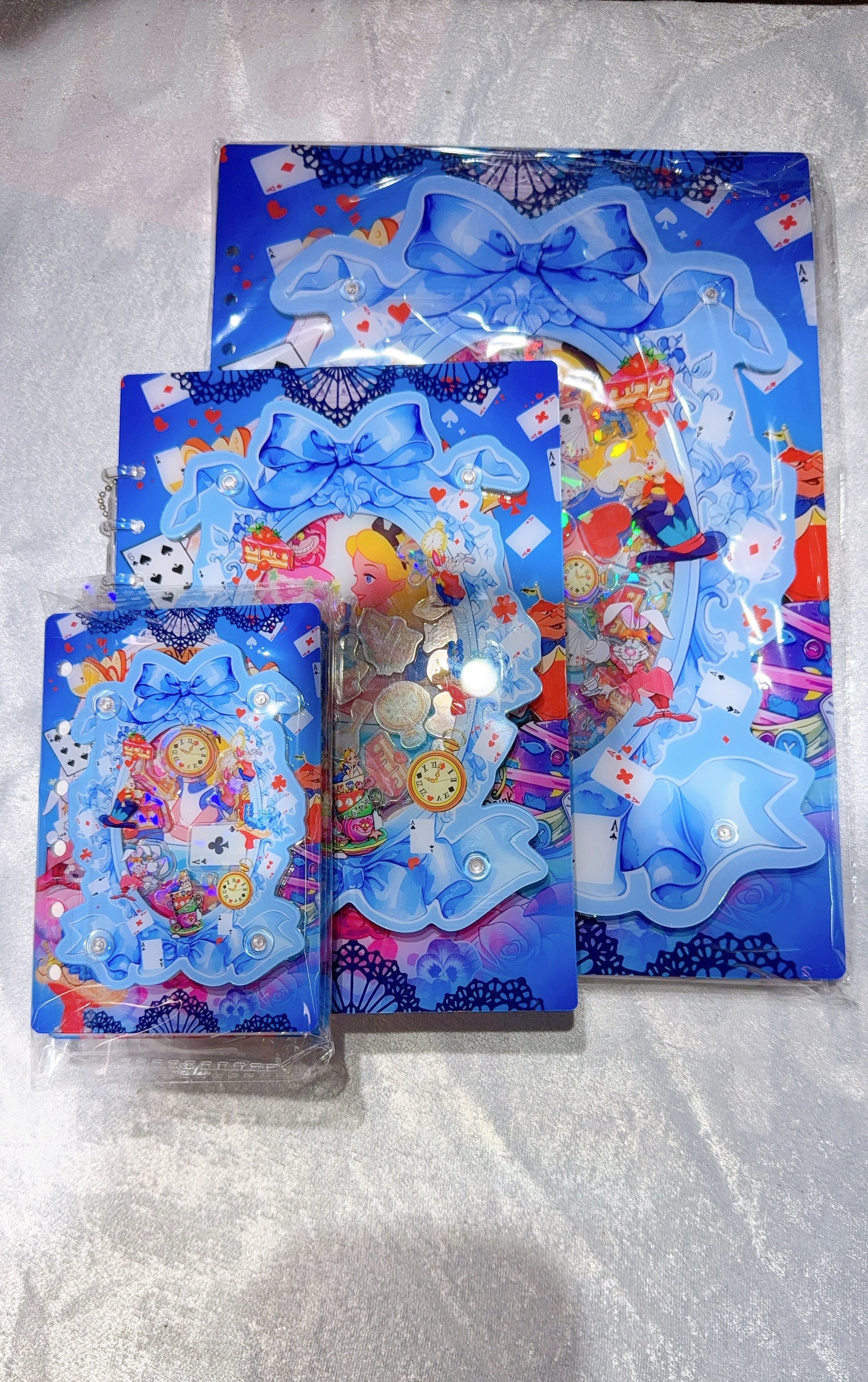 Alice wonderland 3d shaker notebook