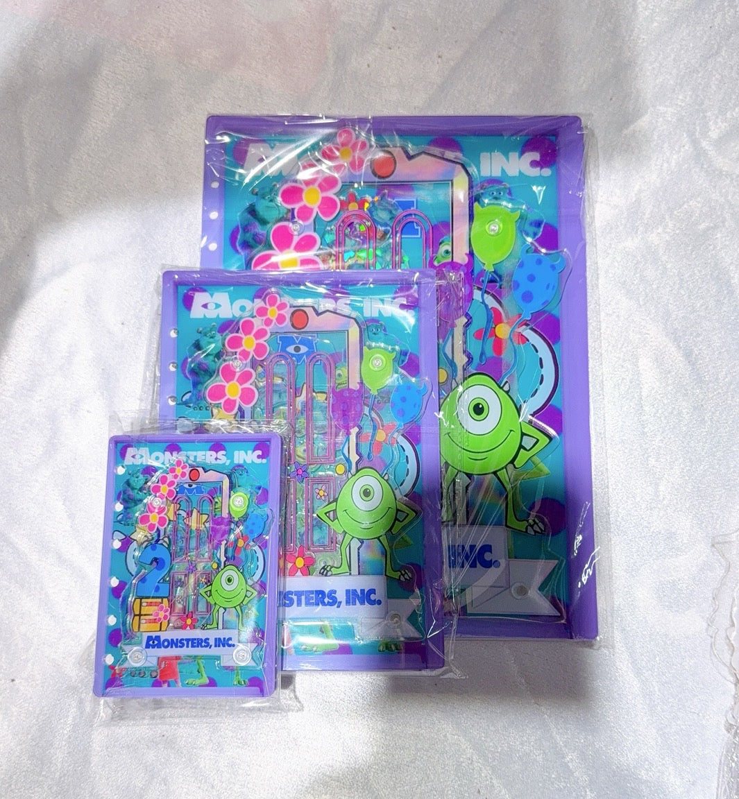 monster inc 3d shaker notebook