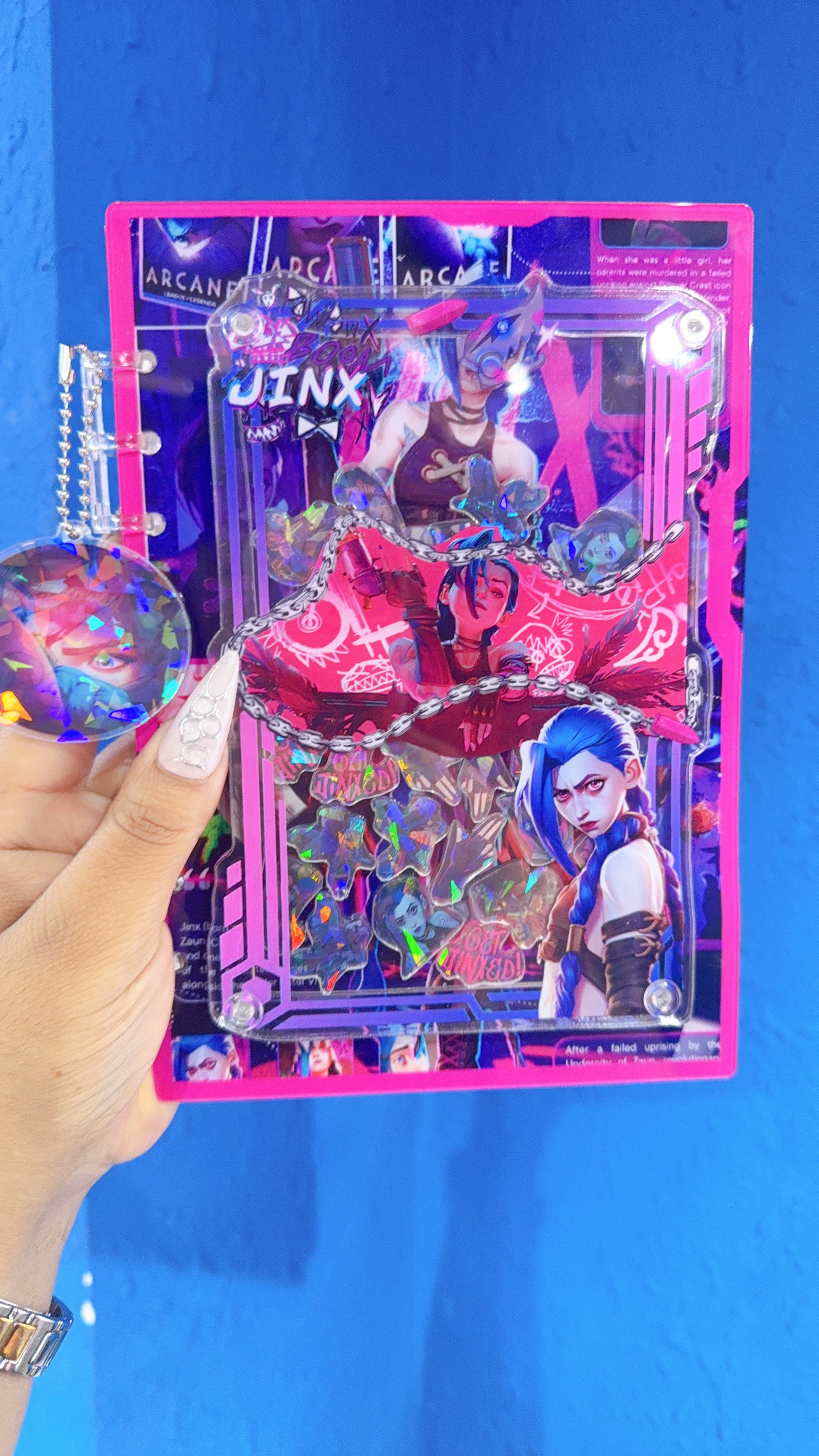 jinx 3d shaker notebook