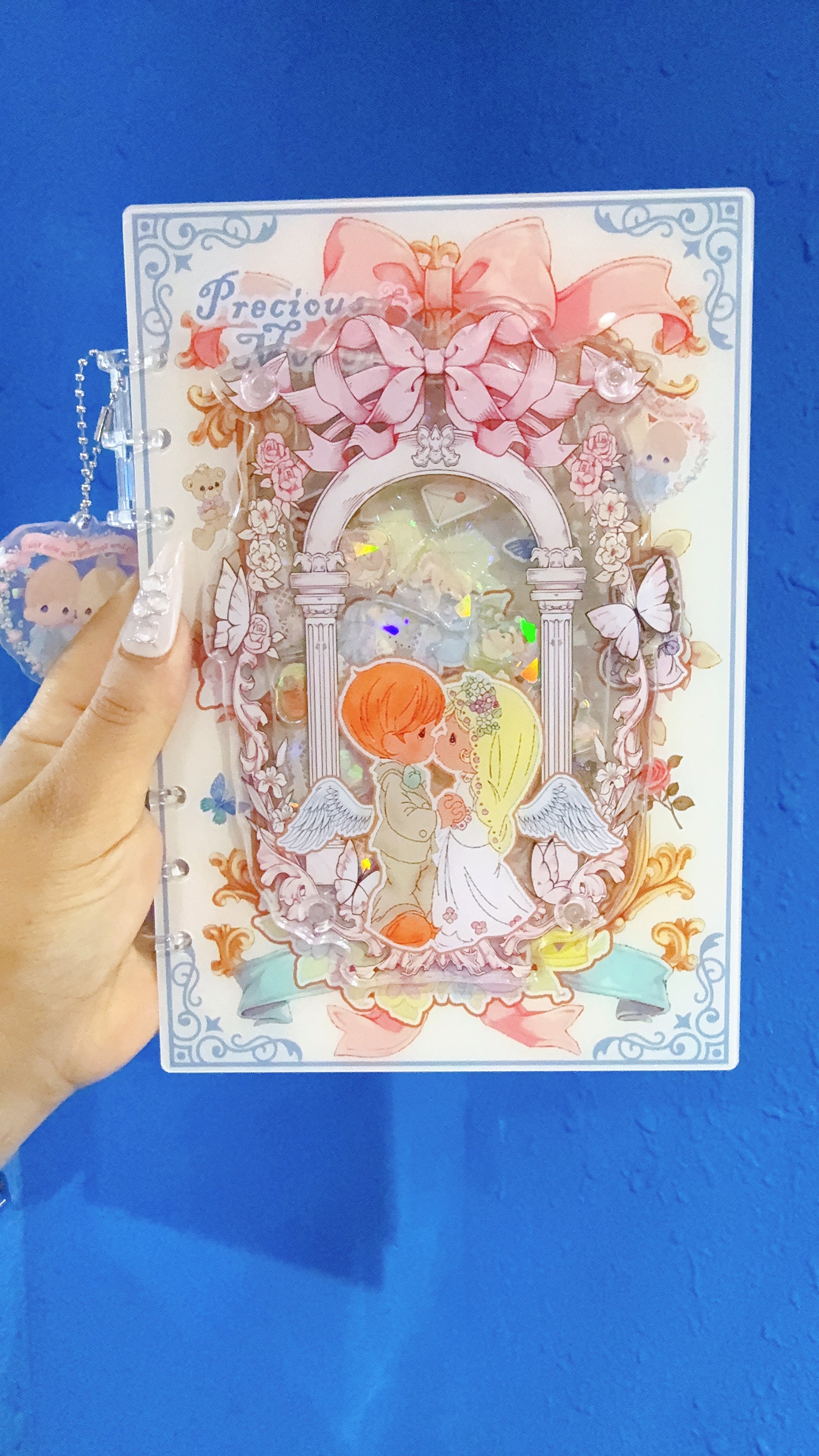 precious moments 3D SHAKER NOTEBOOK