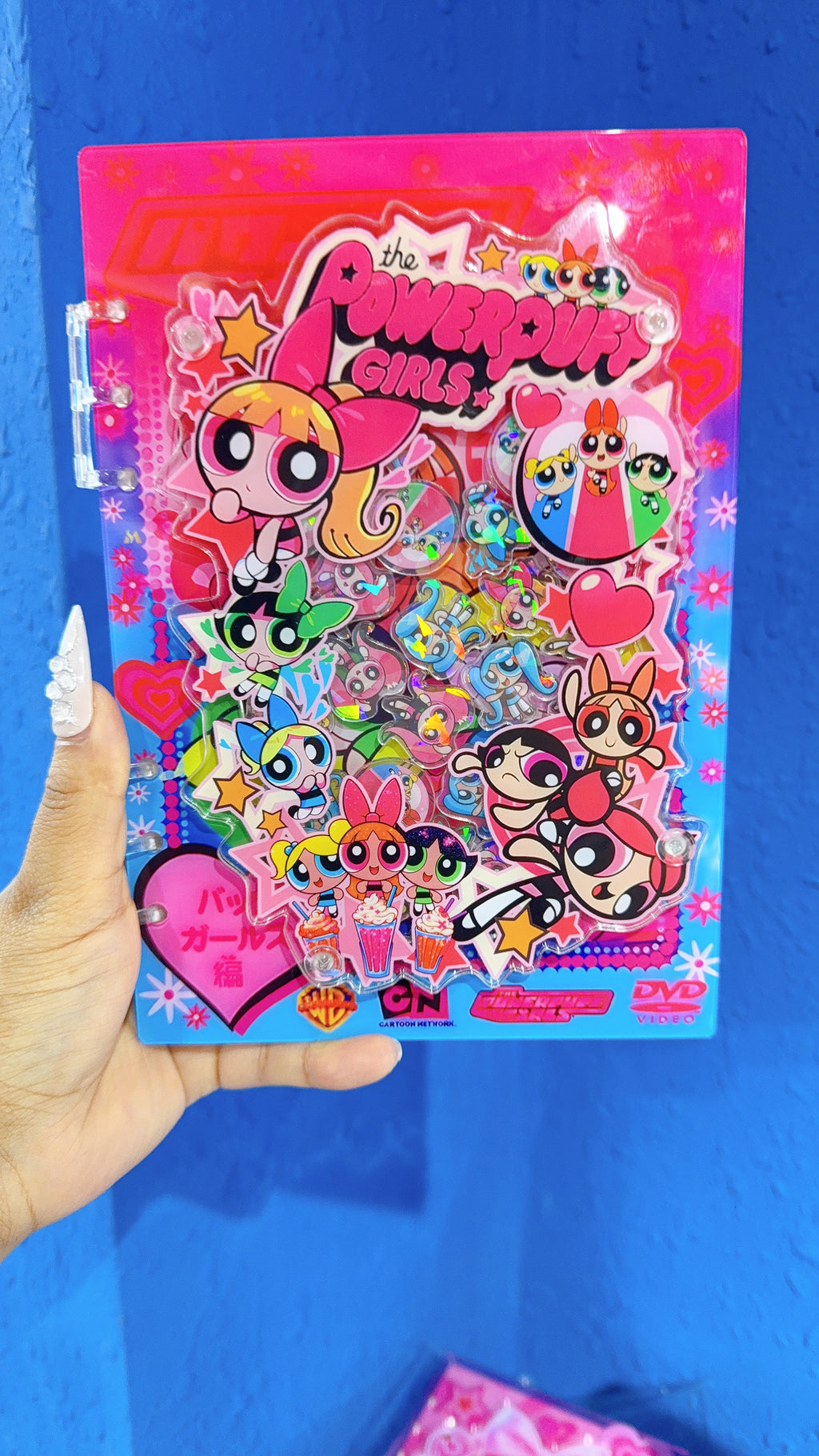 power puff girls 3D shaker notebook