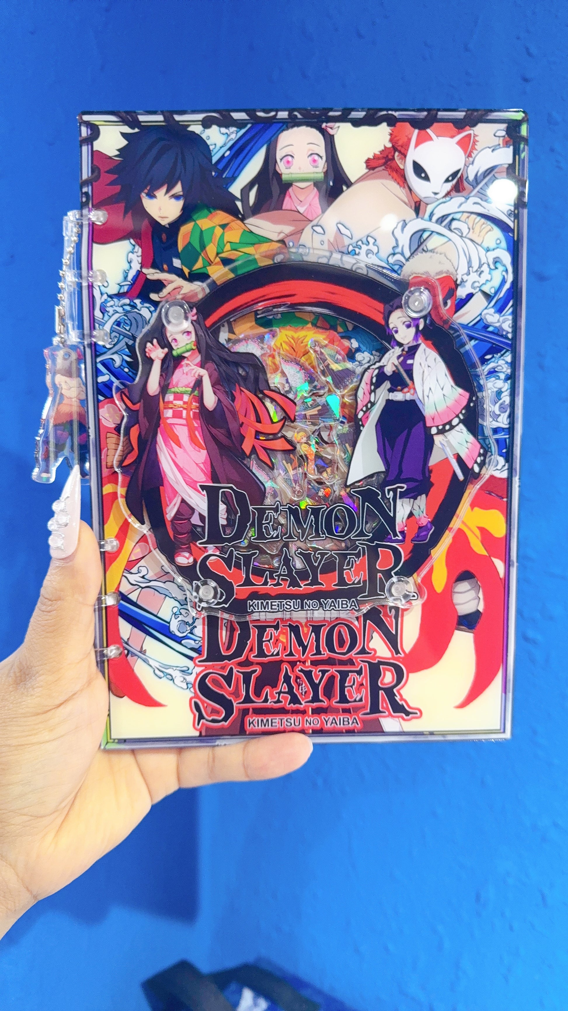 new demon slayer anime  3d shaker notebook
