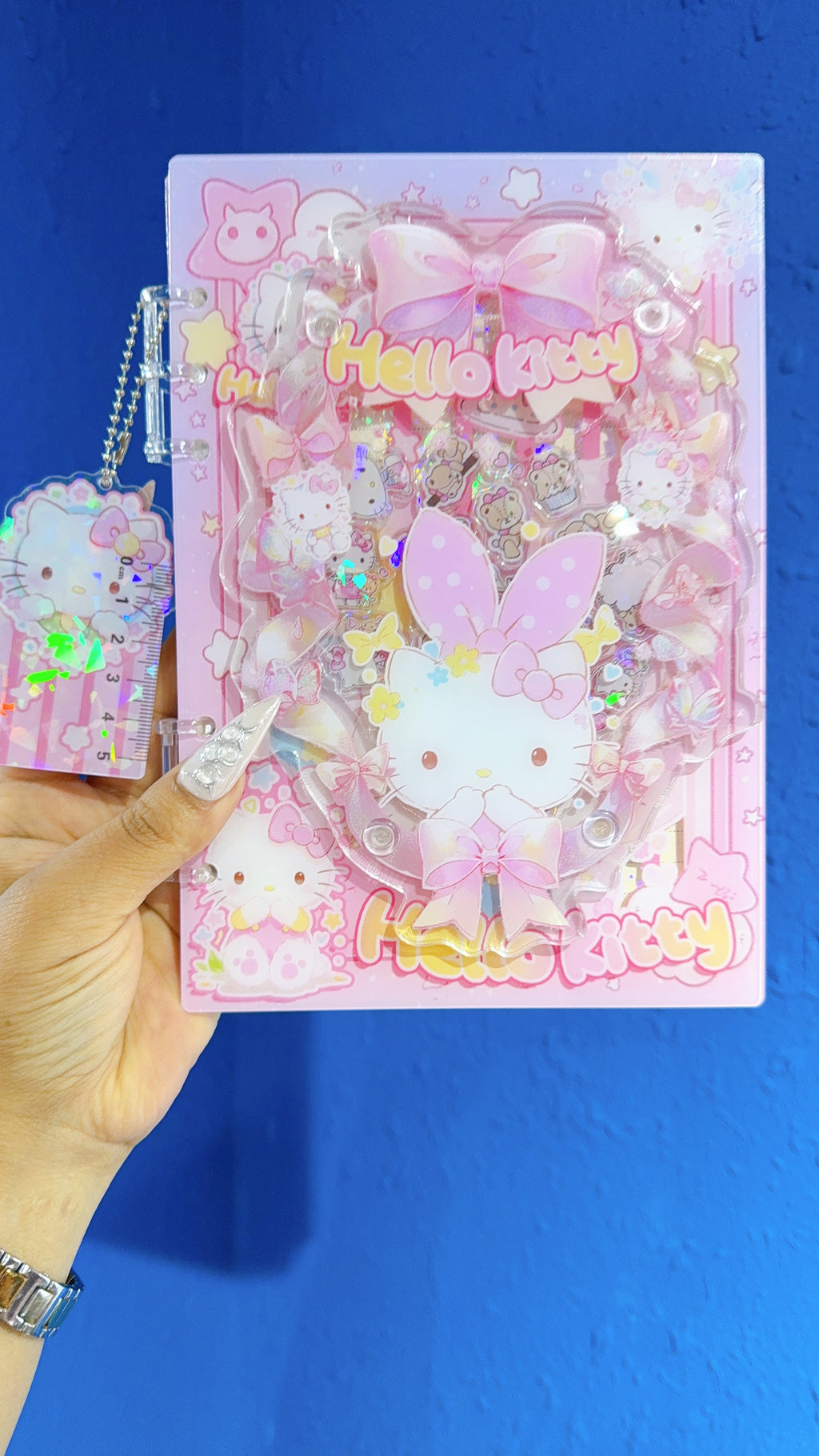 hello kitty collection shaker notebook