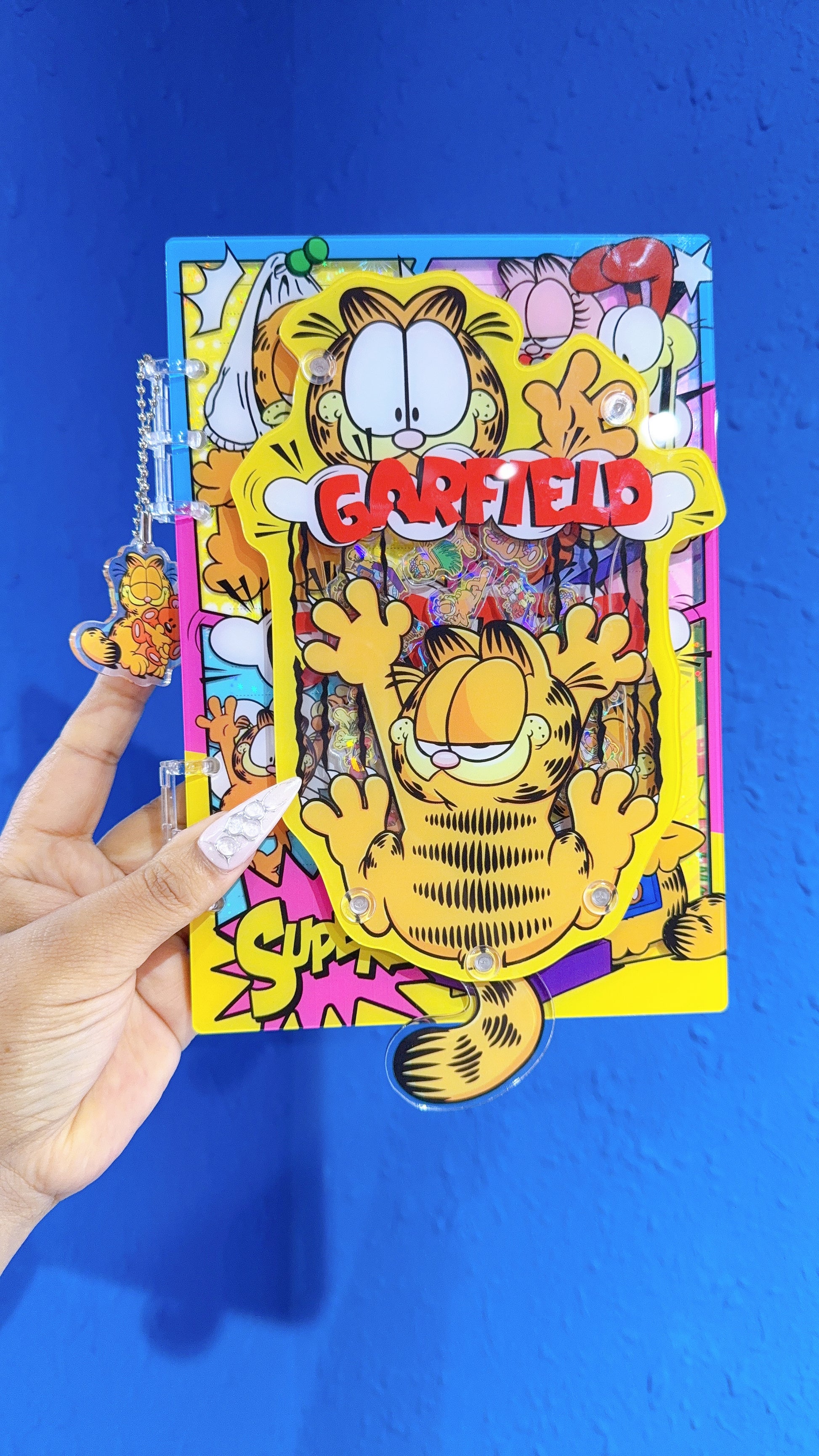 Garfield moving tail 3D shaker notebook