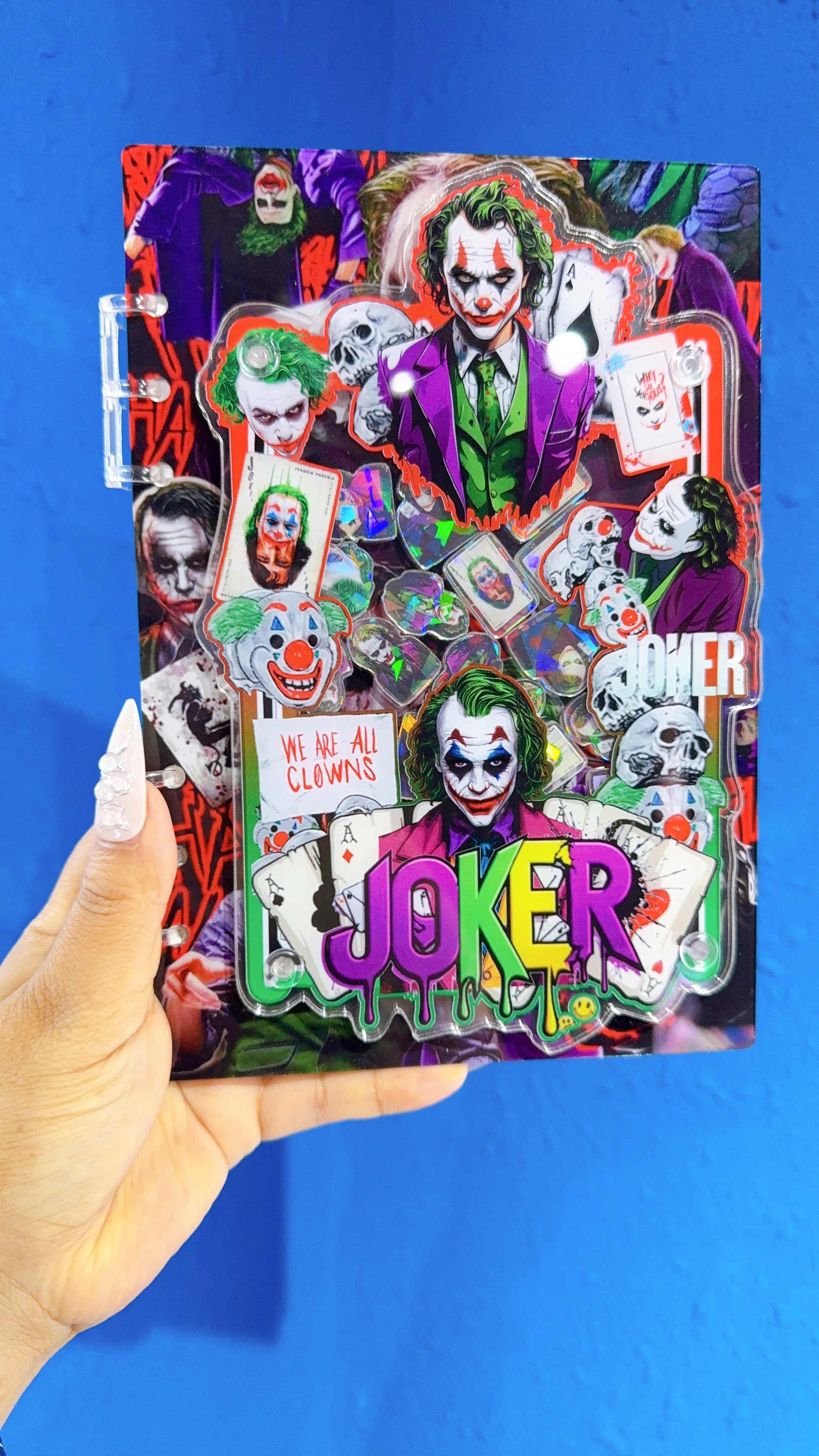 JOKER 3D shaker notebook