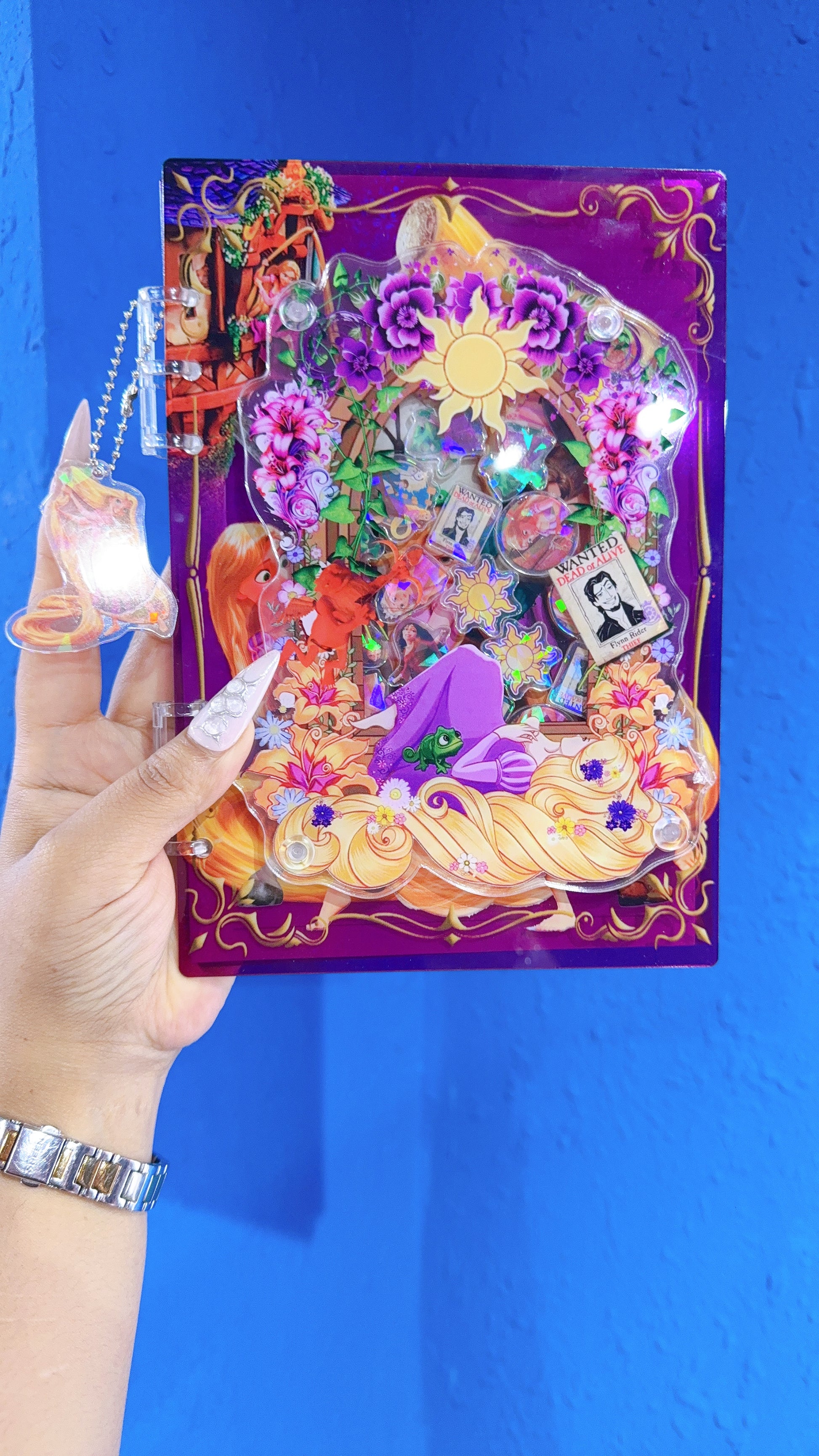 RAPUNZEL 3D shaker notebook