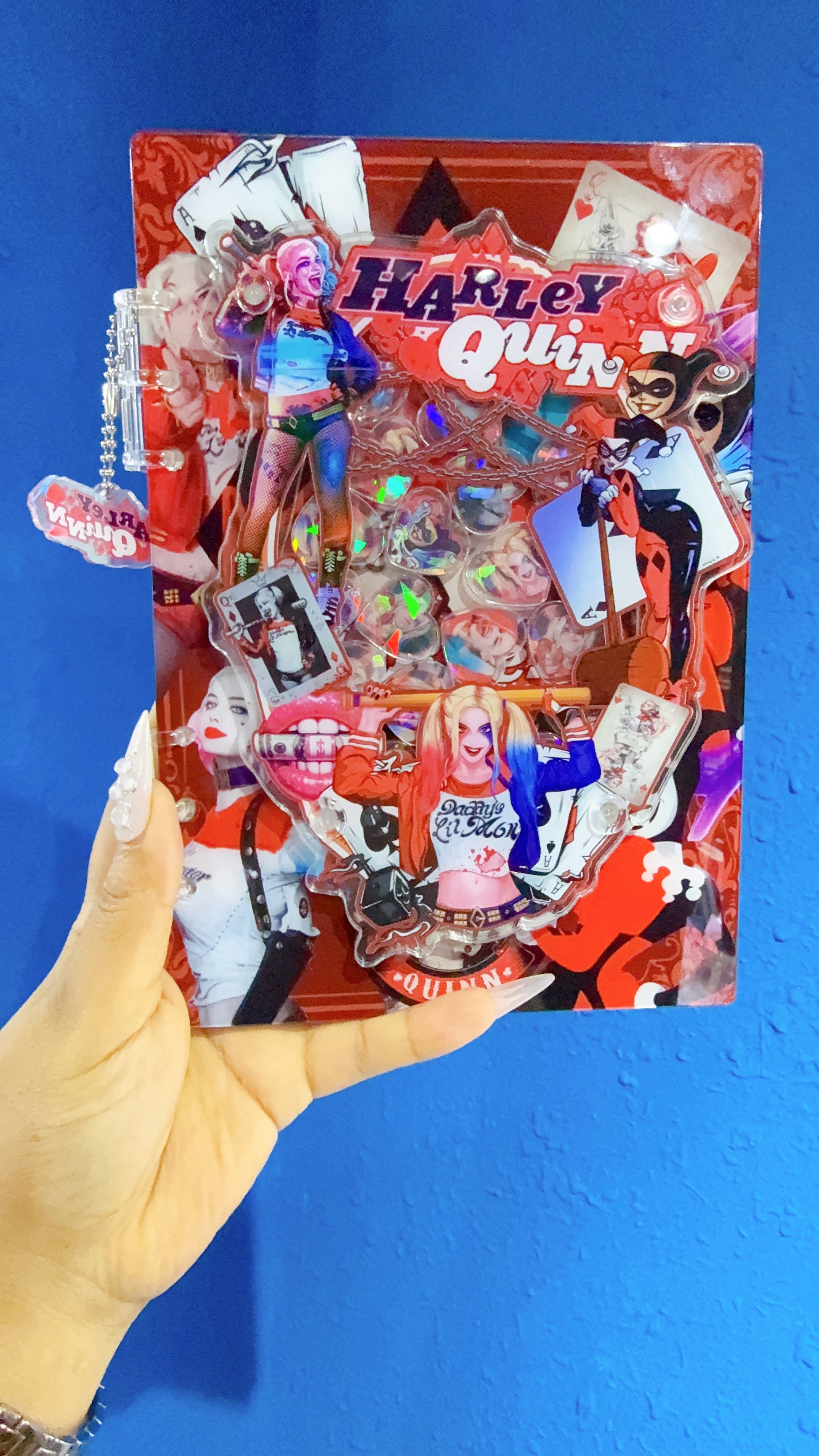 HARLEY QUINN 3D shaker notebook
