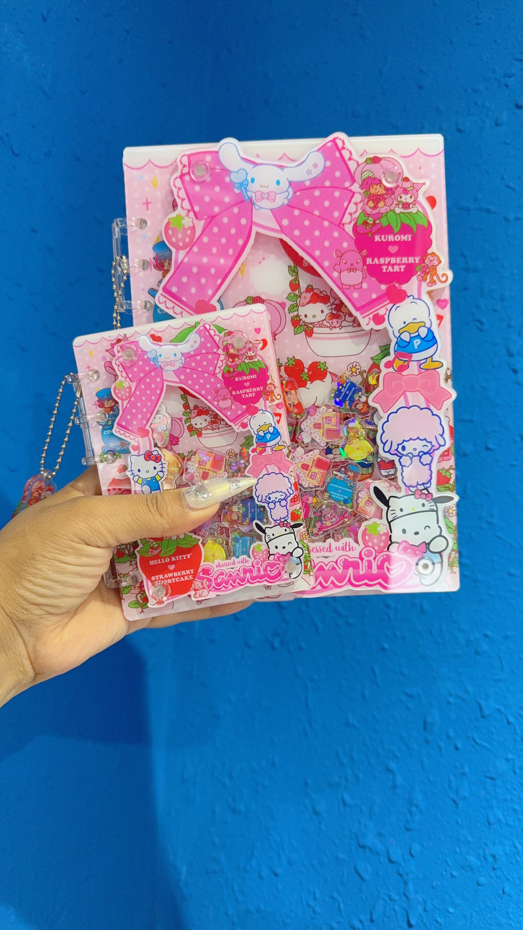 sanrio strawberry shortcake mix shaker notebook