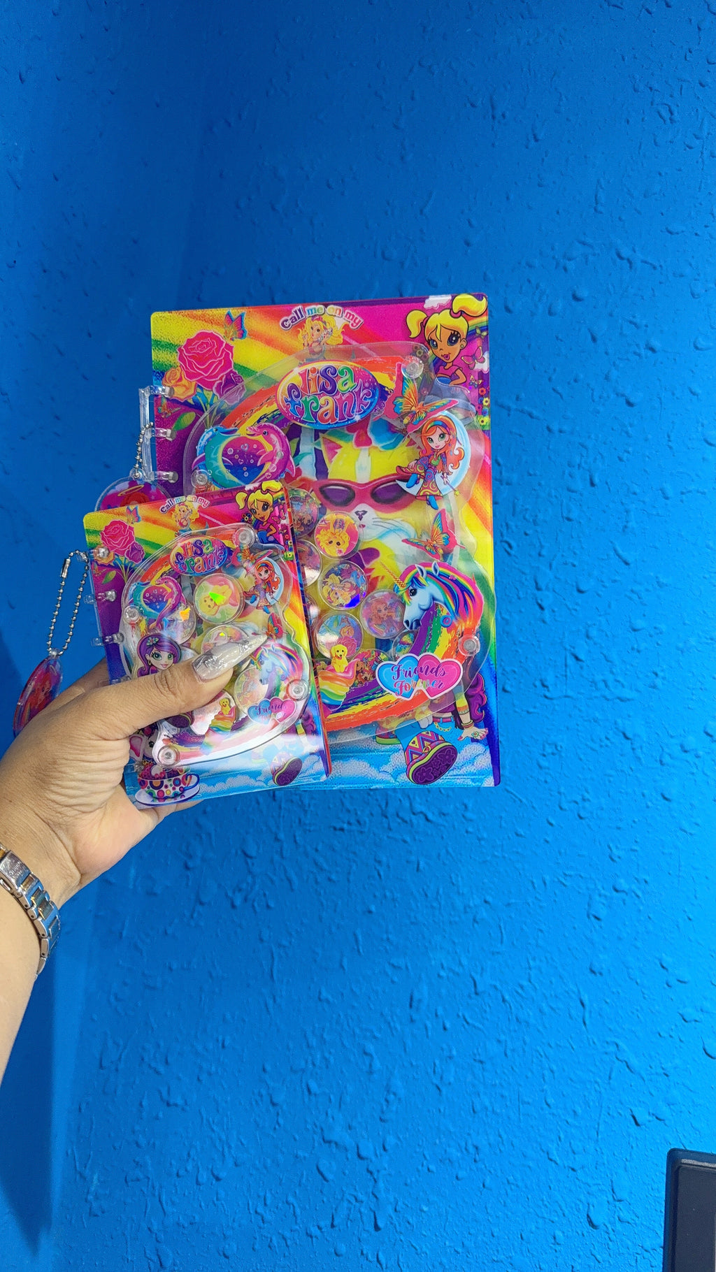 new lisa frank shaker notebook