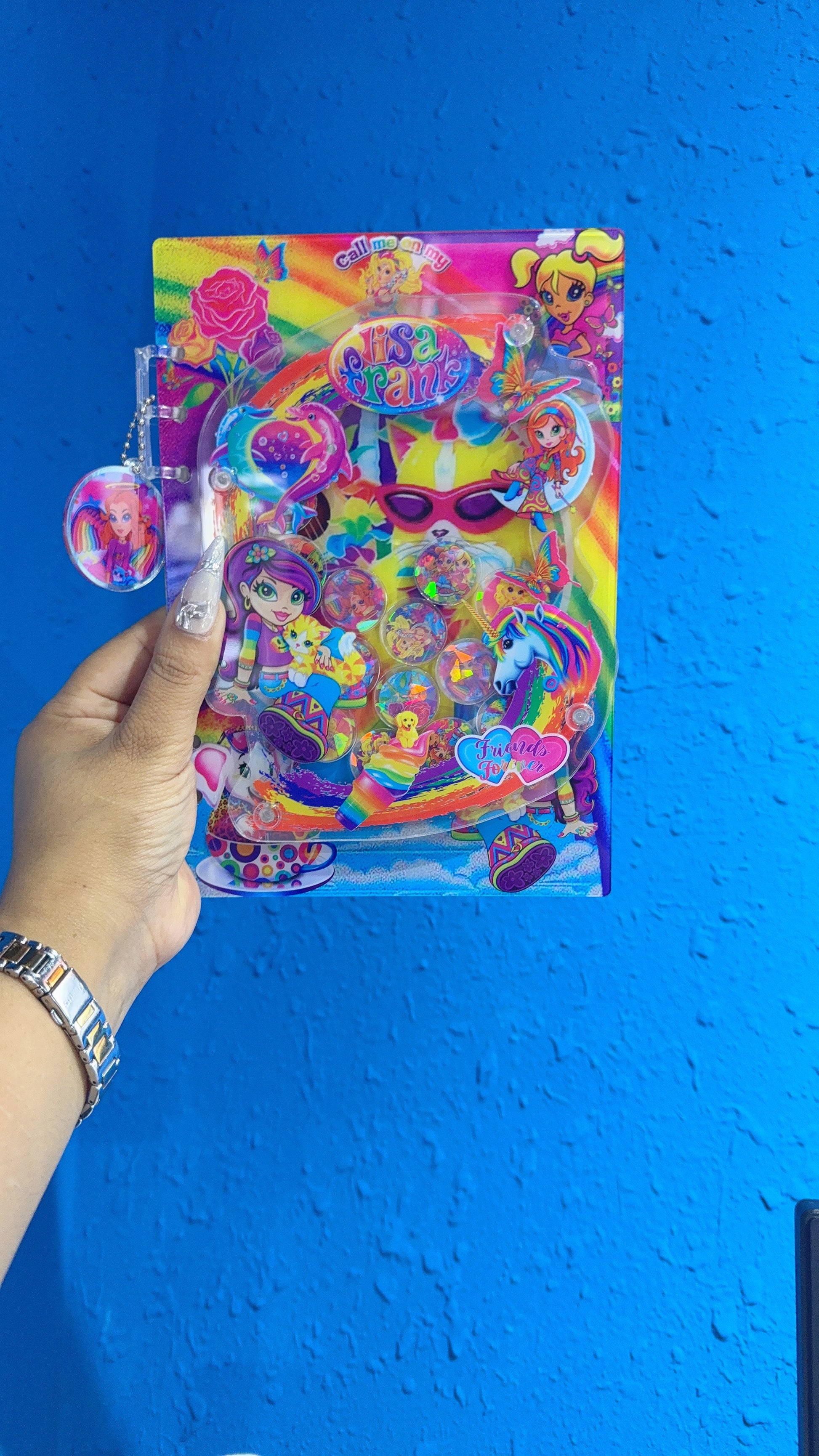 new lisa frank shaker notebook