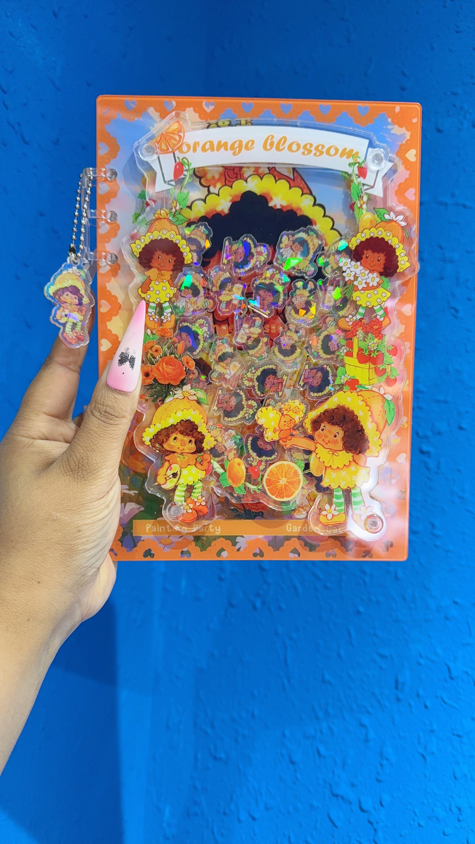 orange blossom shaker notebook