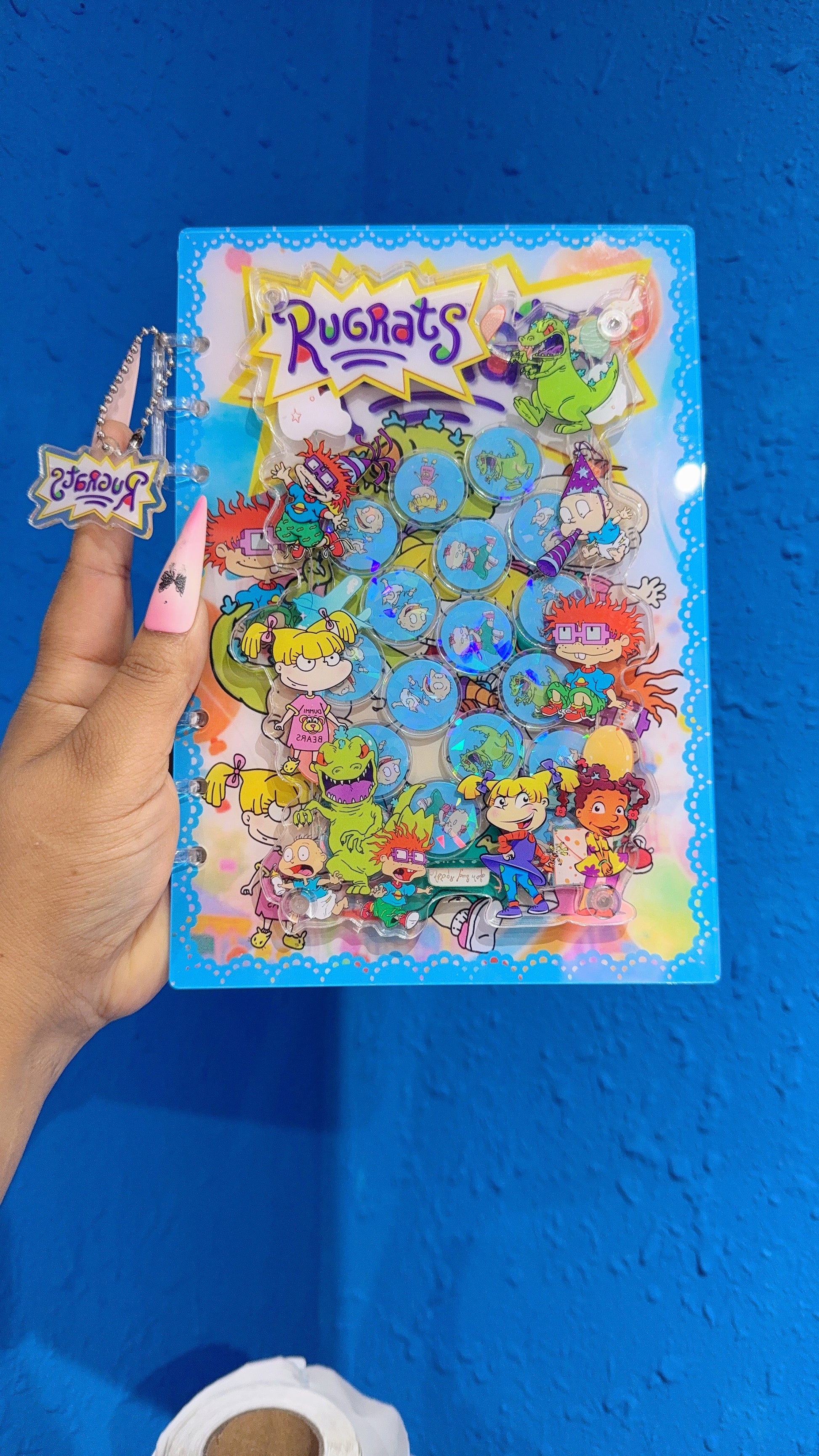 rugrats 3d shaker notebook