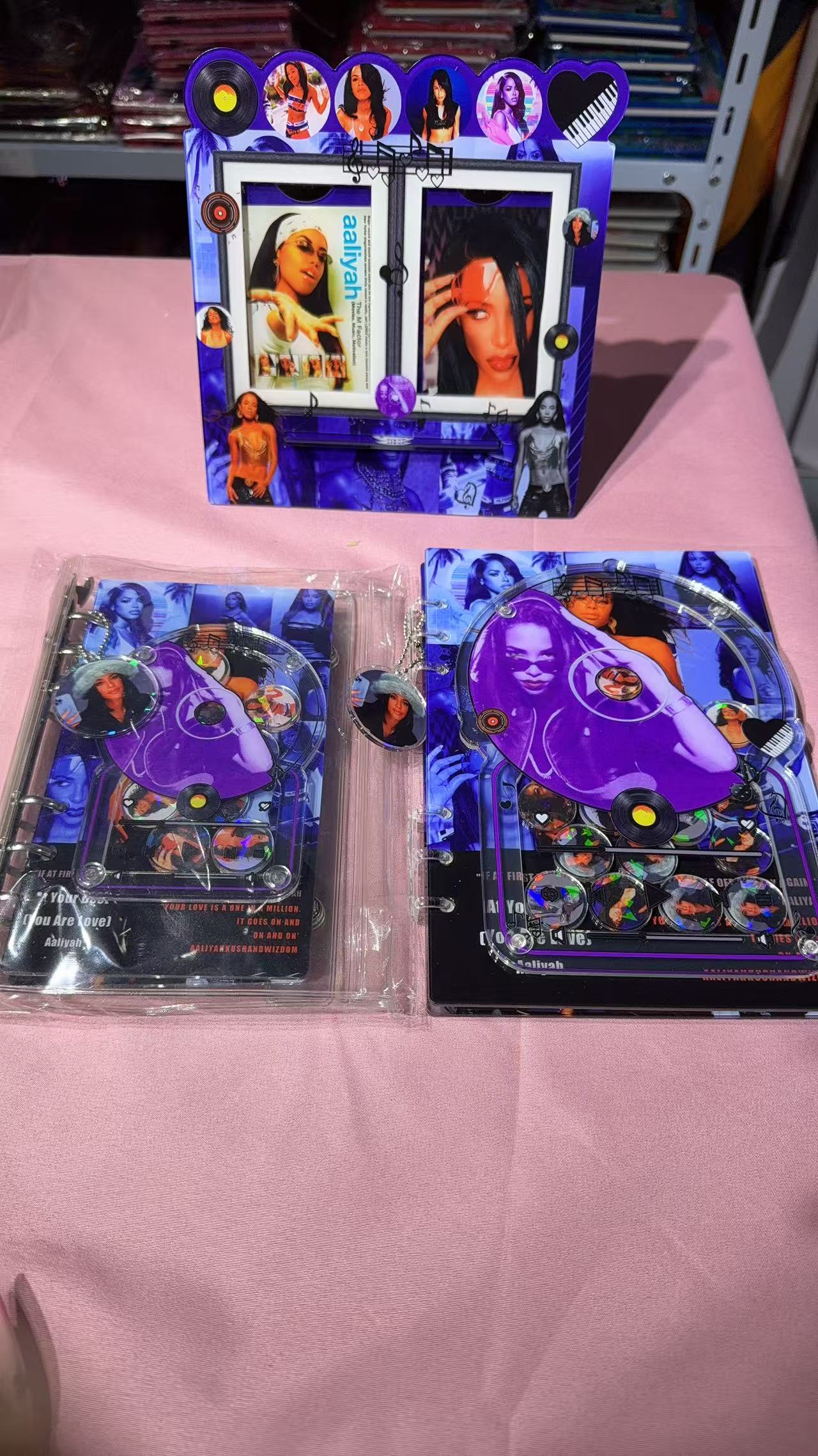 new Aaliah 3D shaker notebook collection