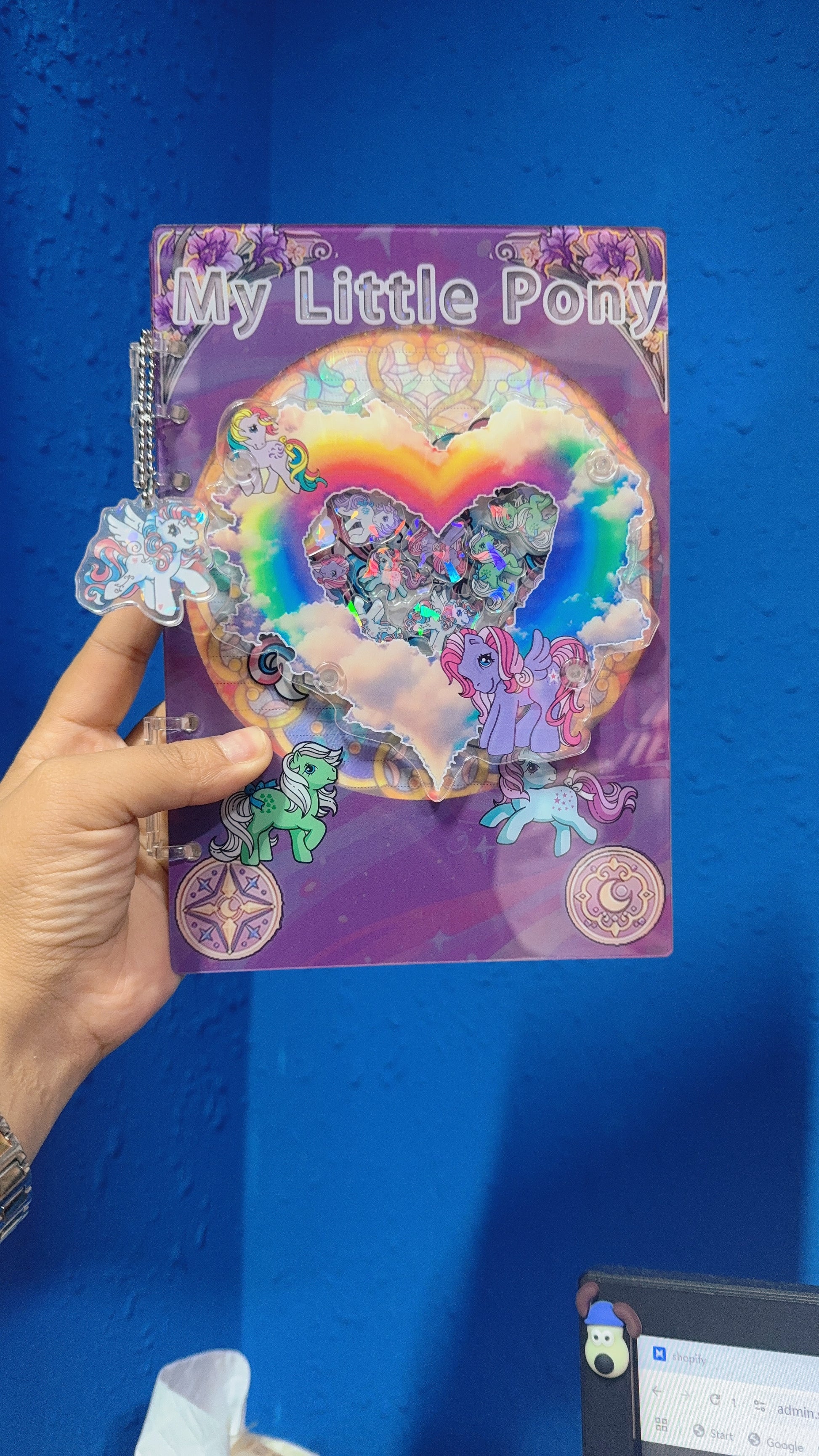 my little pony shaker notebook