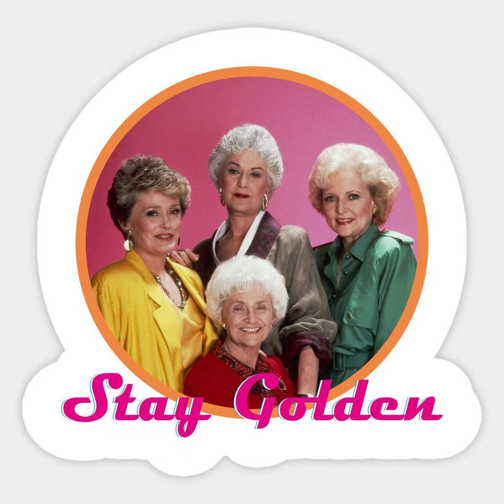 golden girls 3d shaker notebook