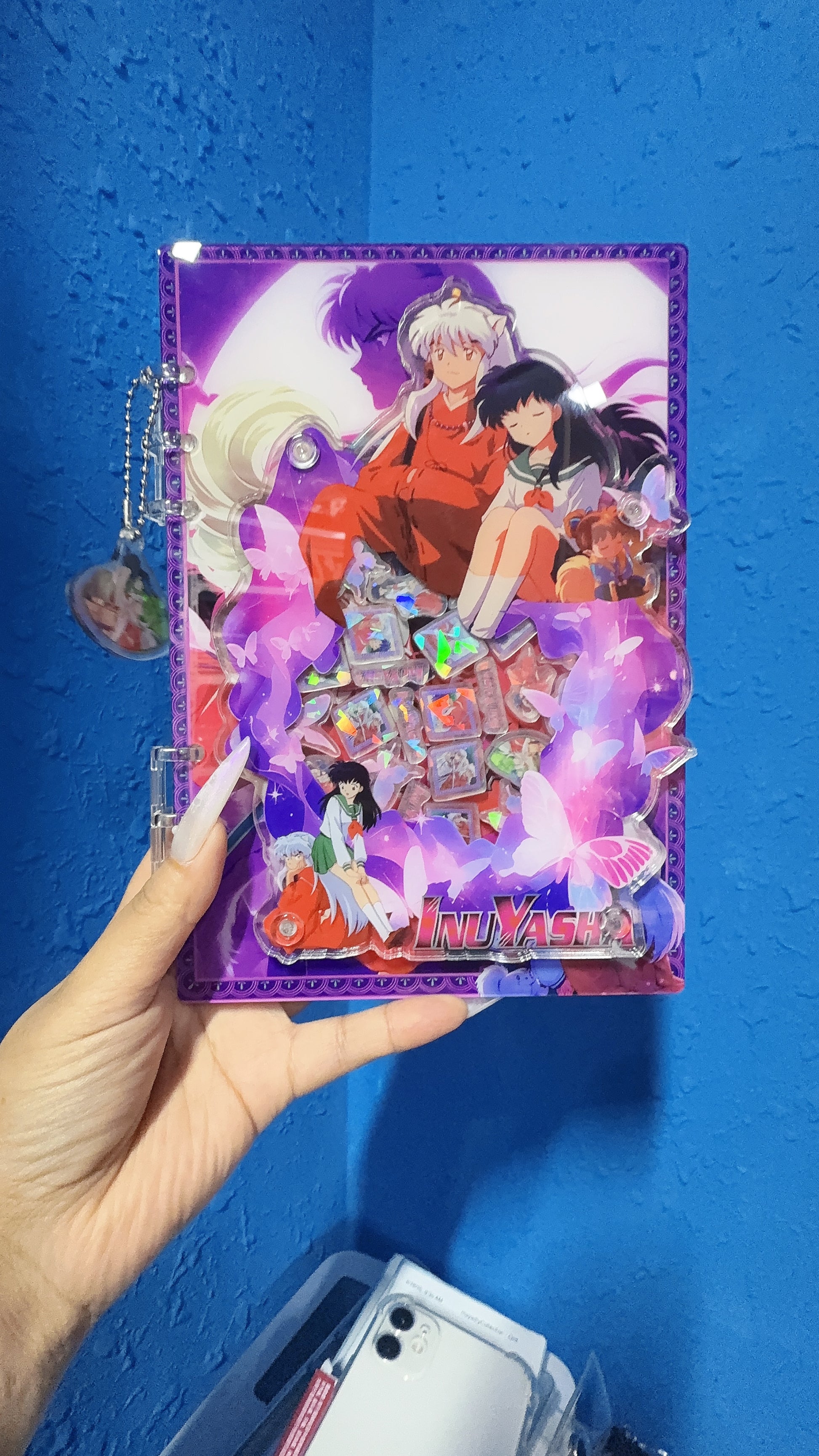 inuyasha anime 3d shaker notebook