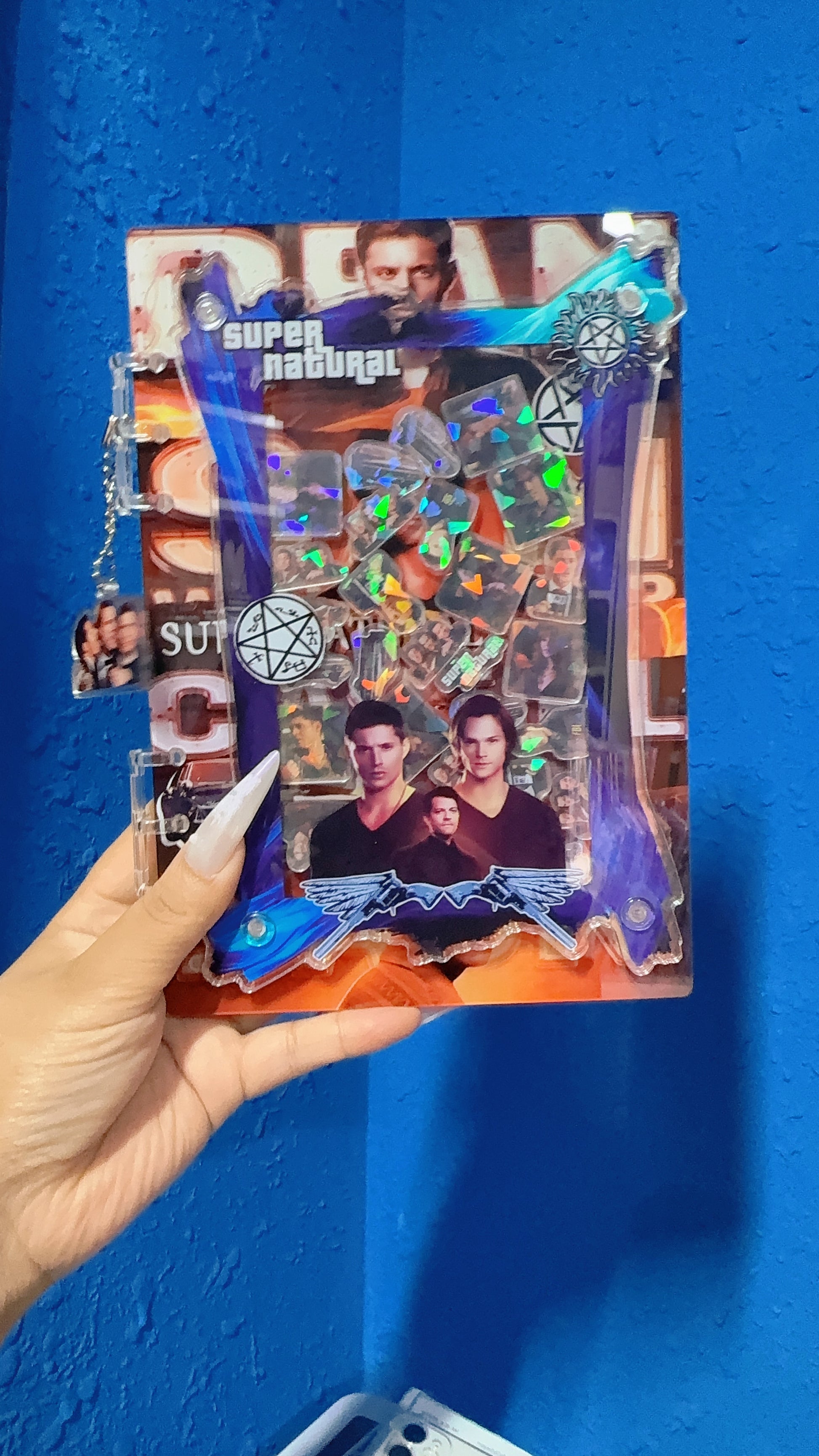 supernatural 3d shaker notebook