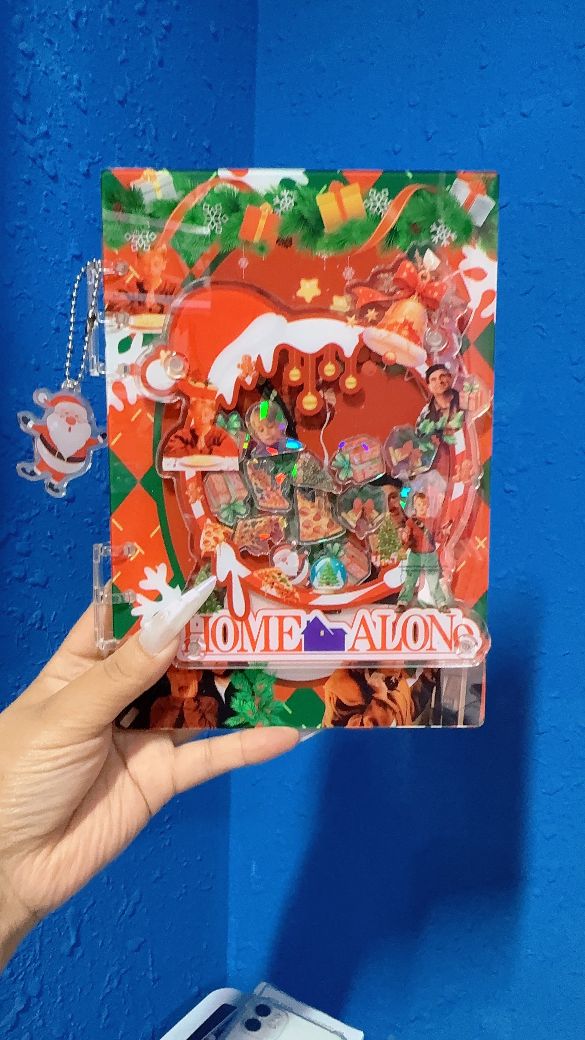 home alone 3d shaker notebook