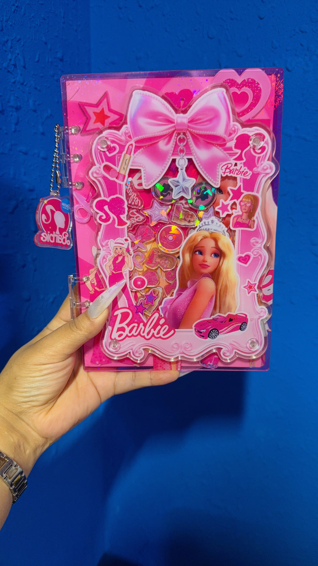 diy barbie shaker notebook AND