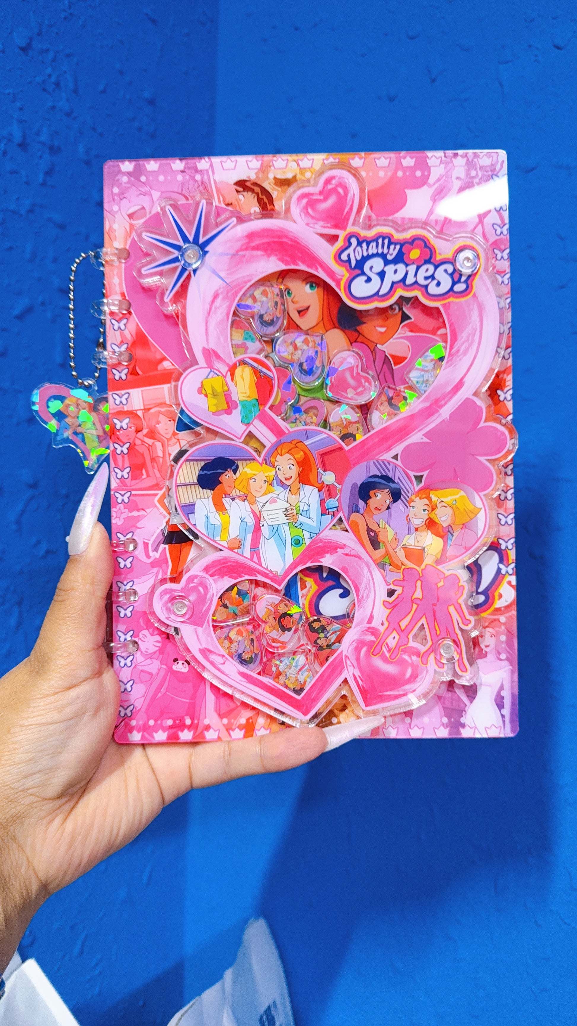 totally spies 3d shaker notebook
