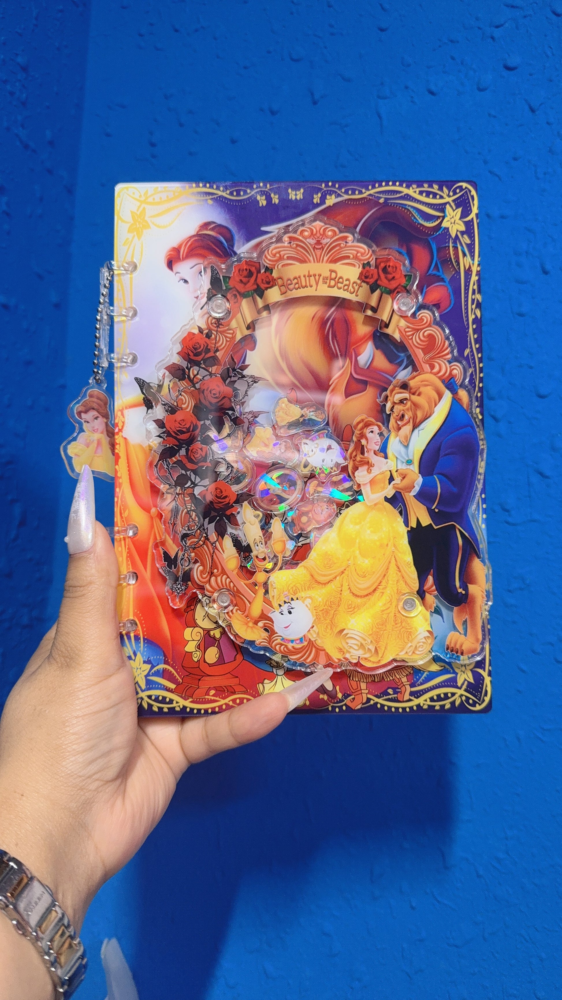 Beauty and the beast 3d shaker notebook New arrivals