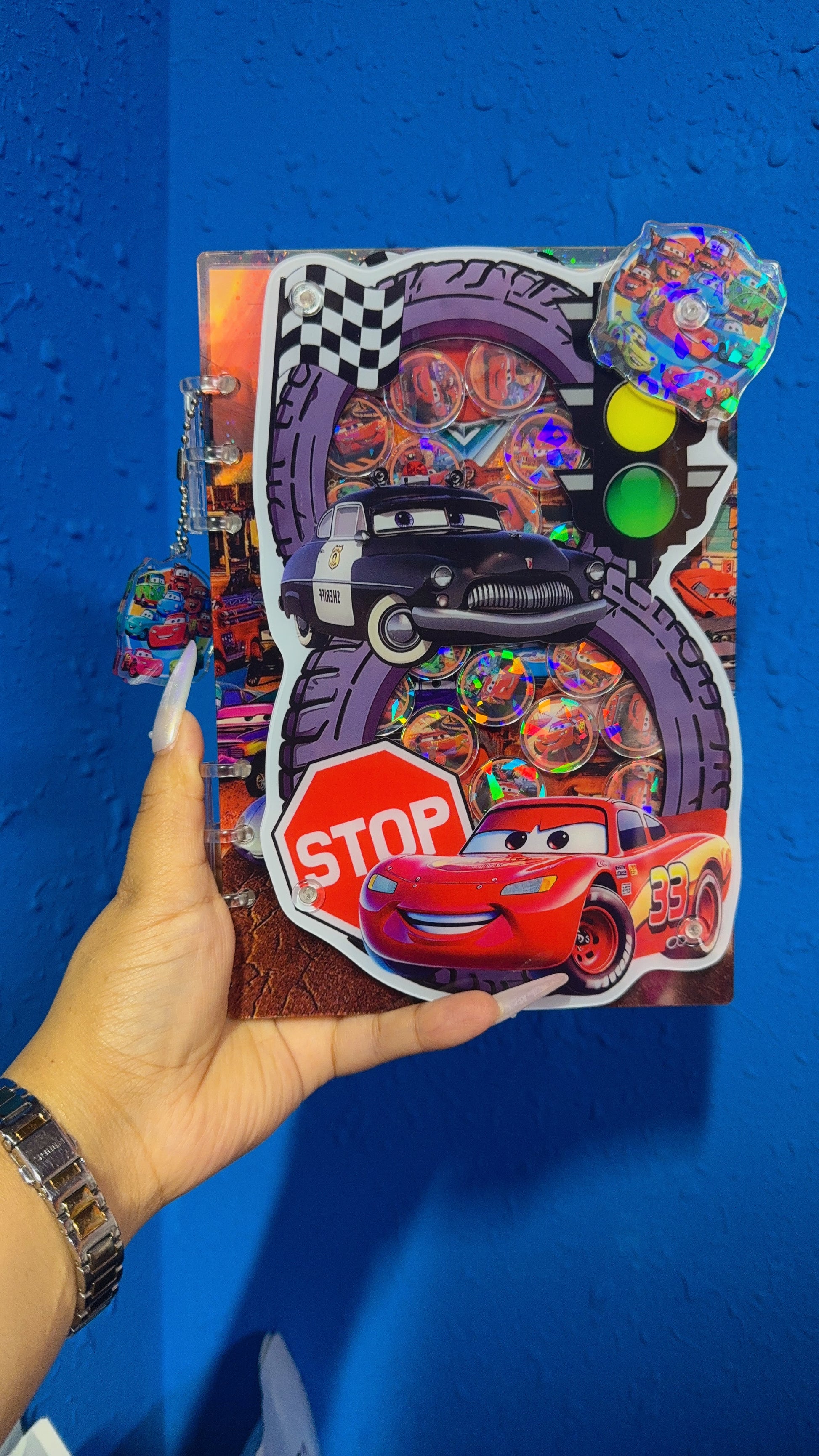 cars 3d shaker notebook