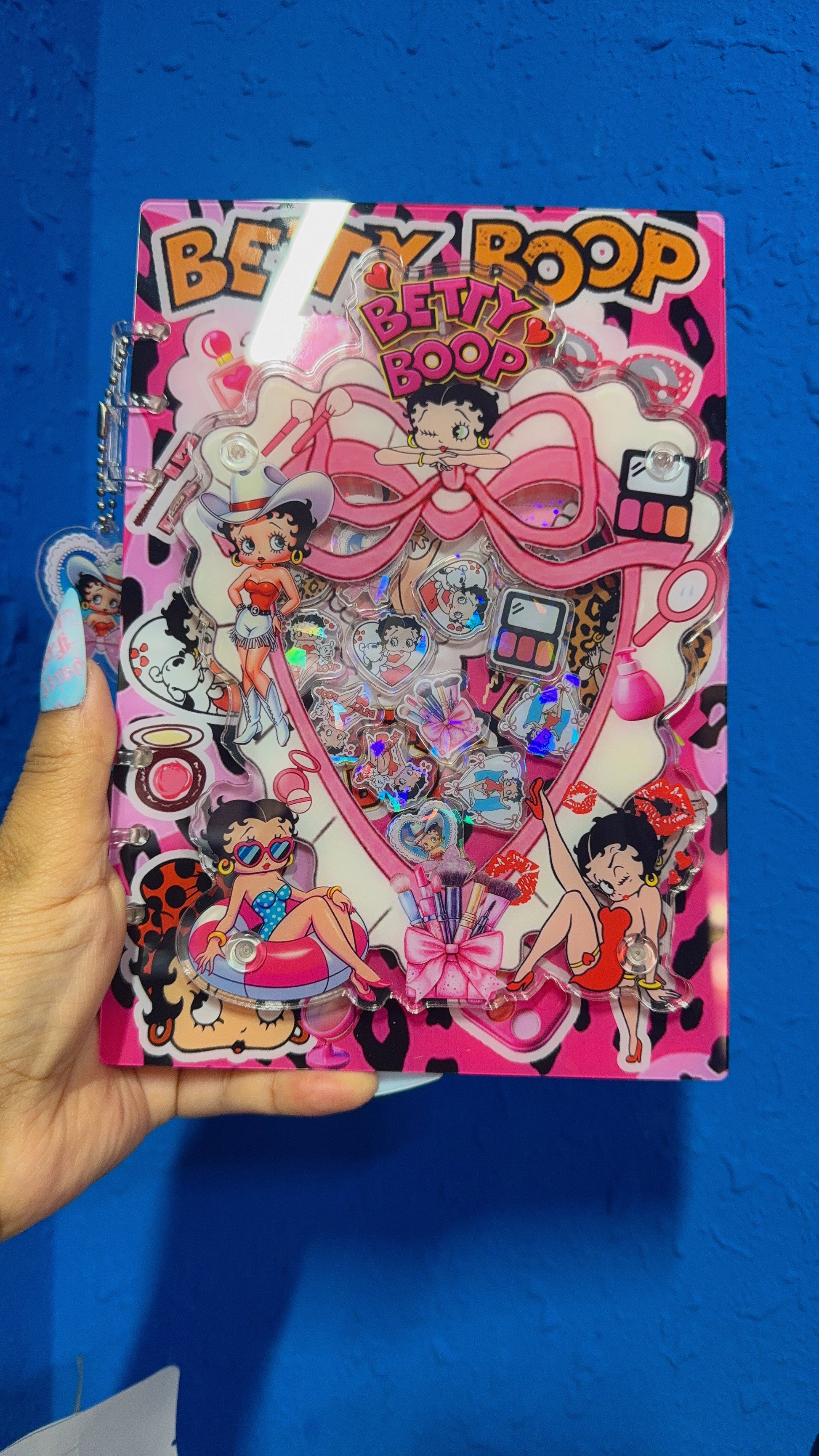 betty boop 3d shaker notebook new