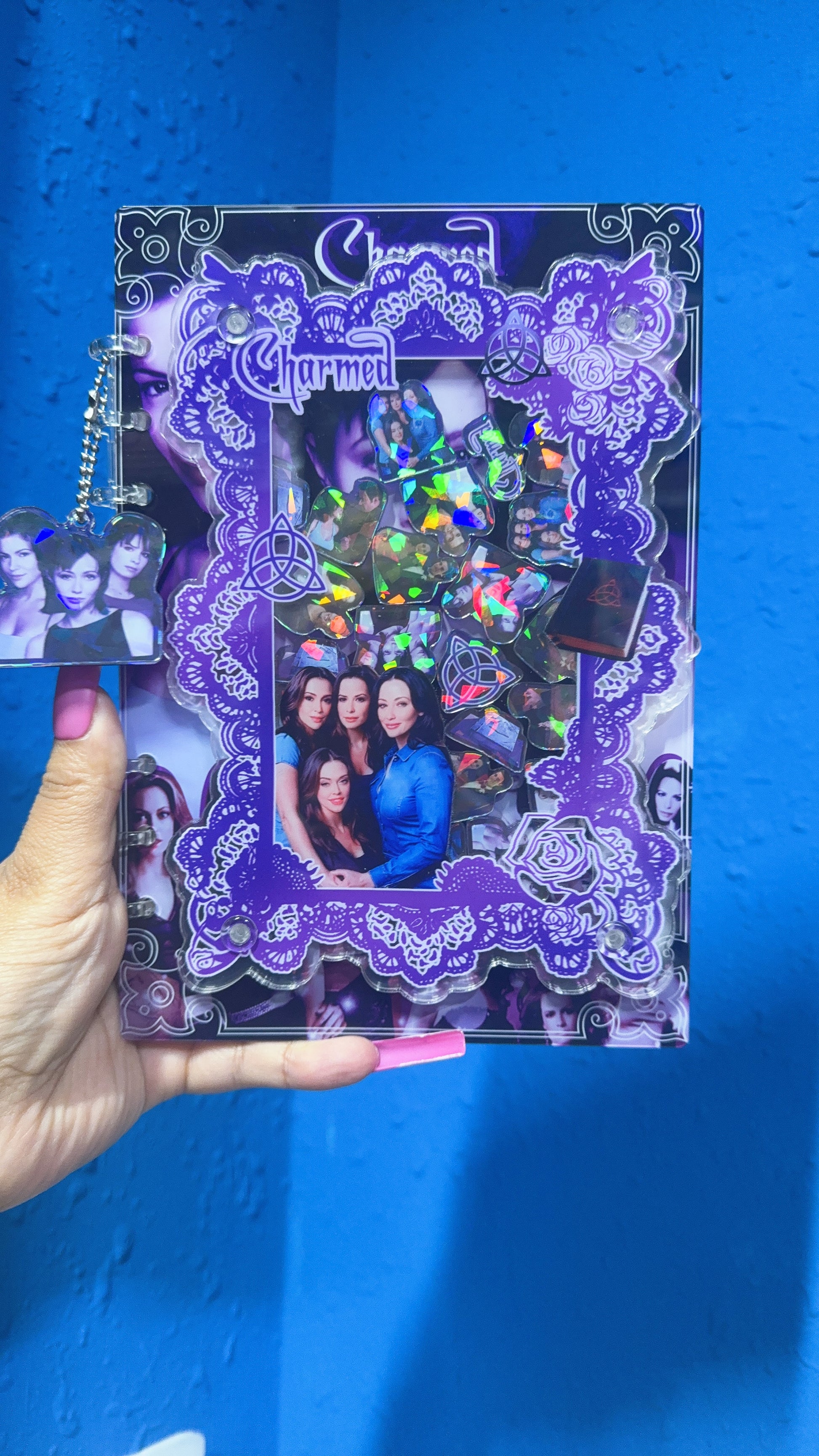 charmed 3d shaker notebook
