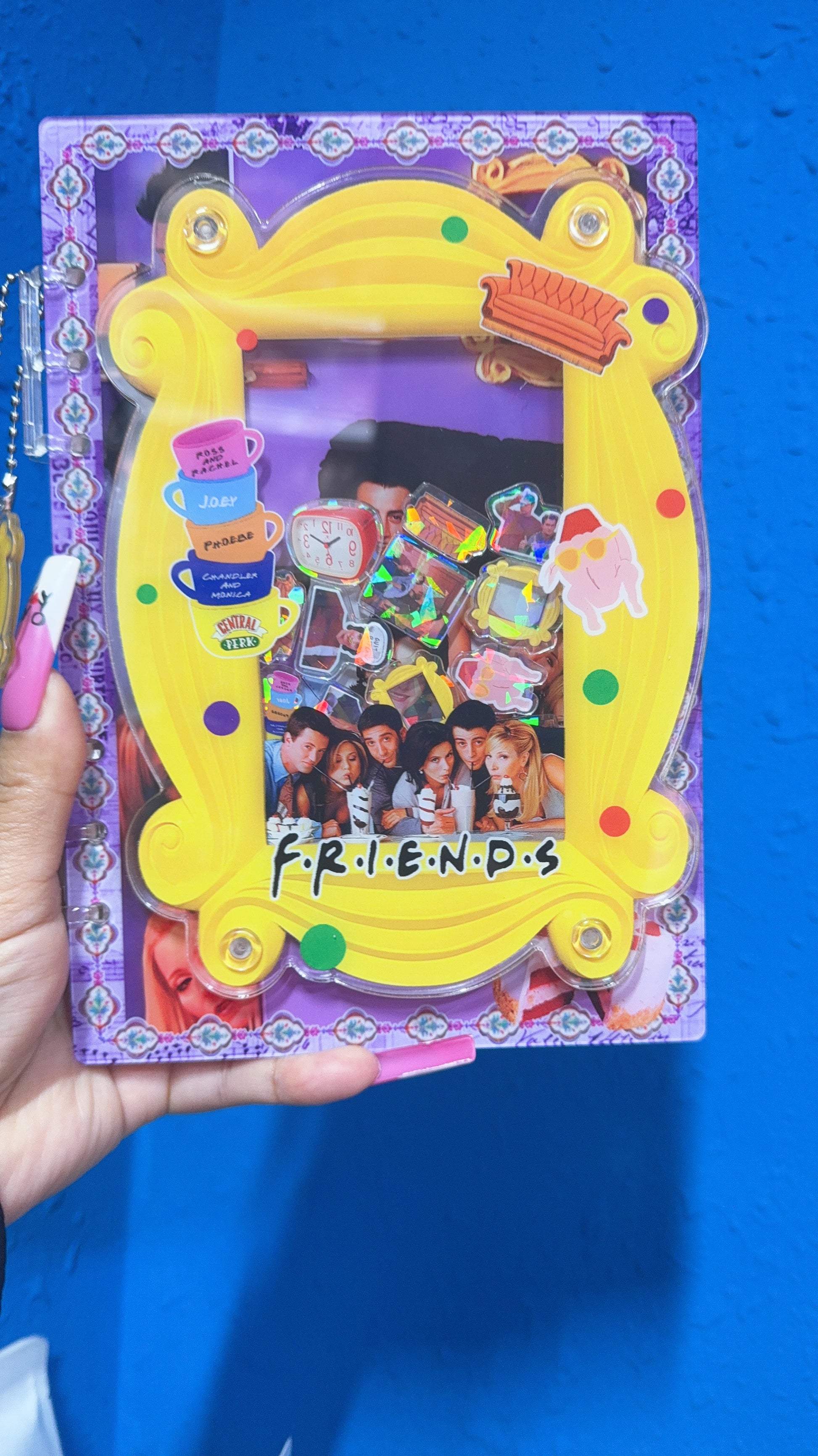FRIENDS 3d shaker notebook