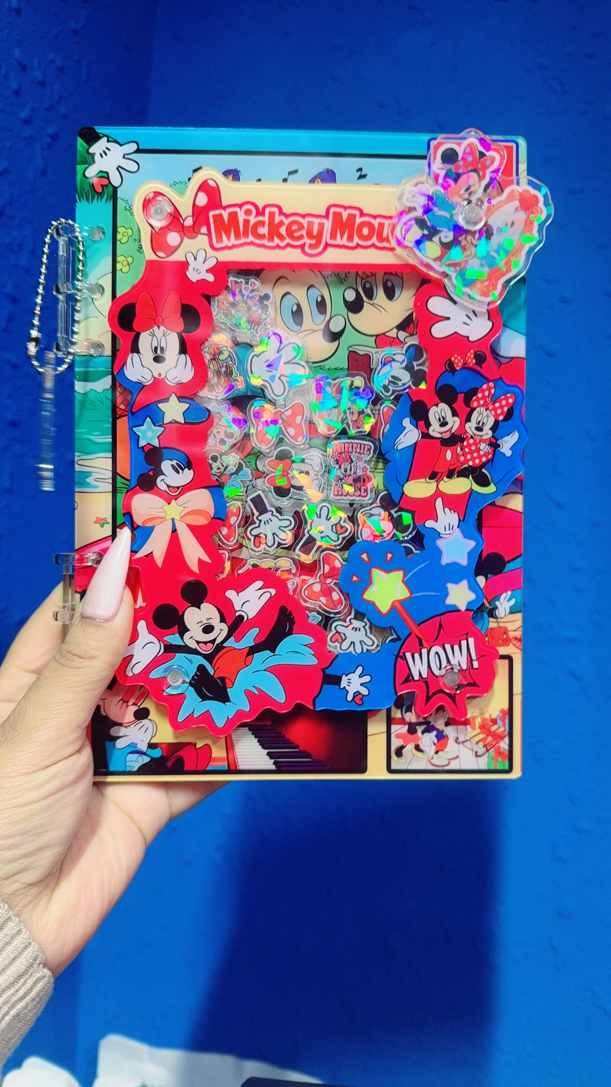 3D micky AND MINI shaker notebook