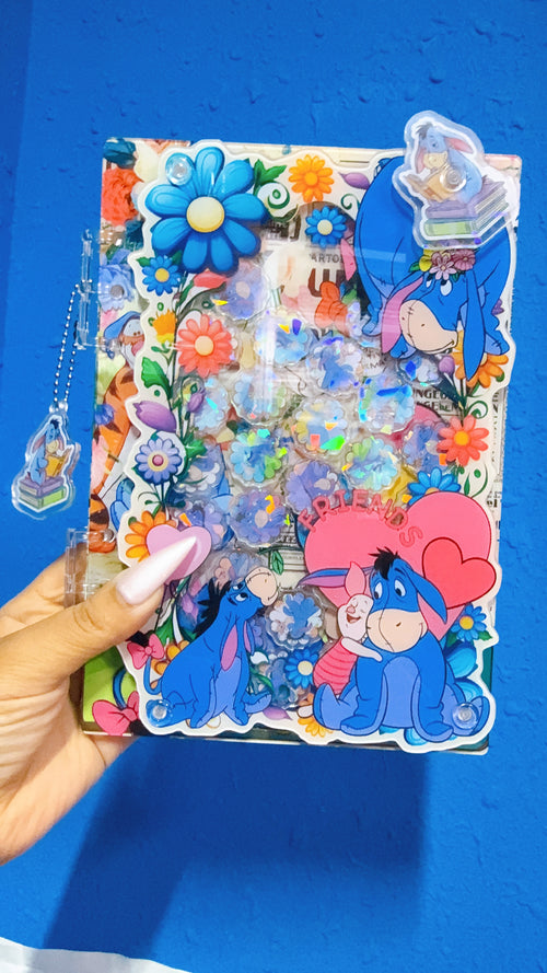 3d Eeyore SHAKER NOTEBOOK