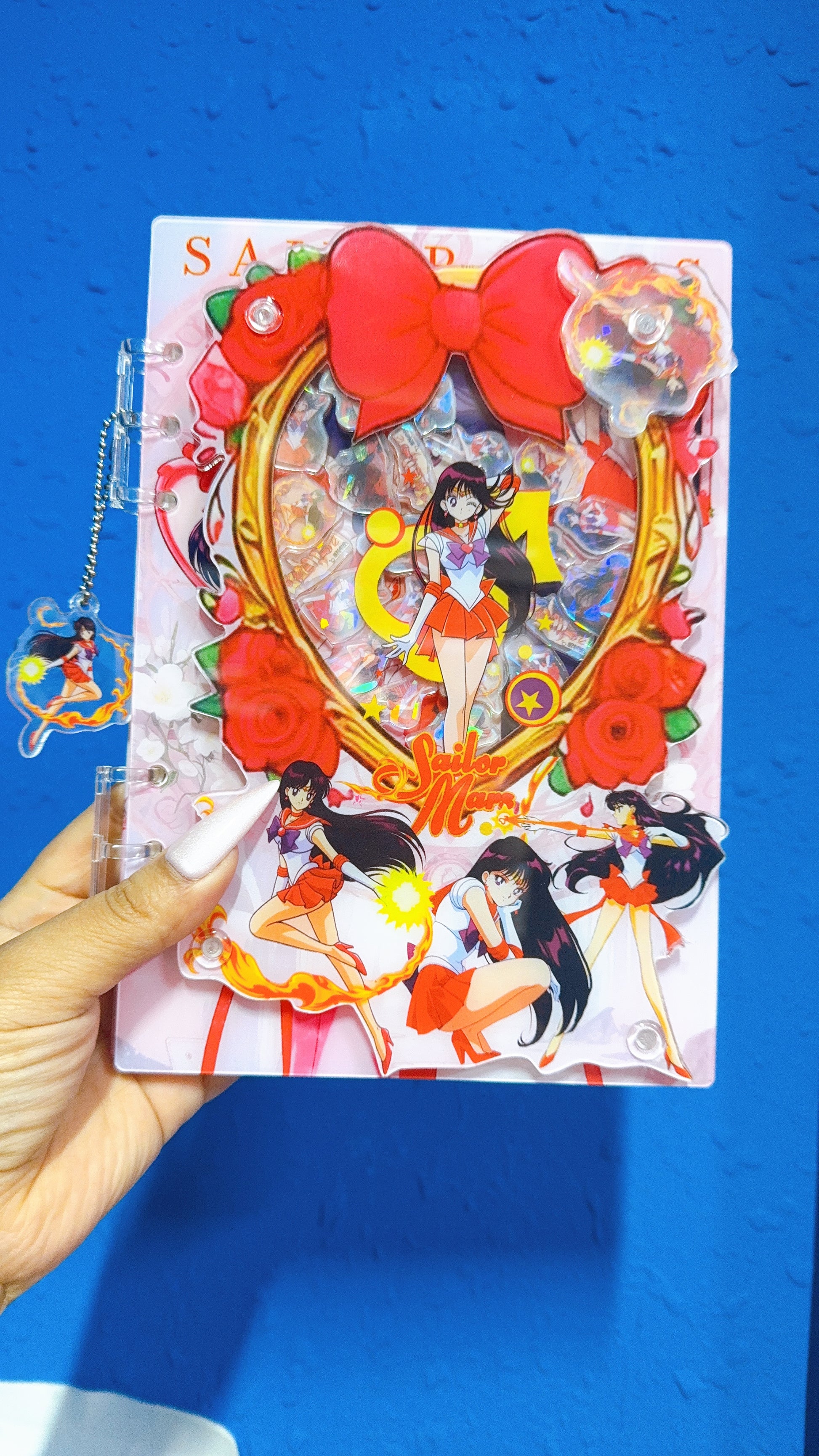 sailor moon collection shaker notebook