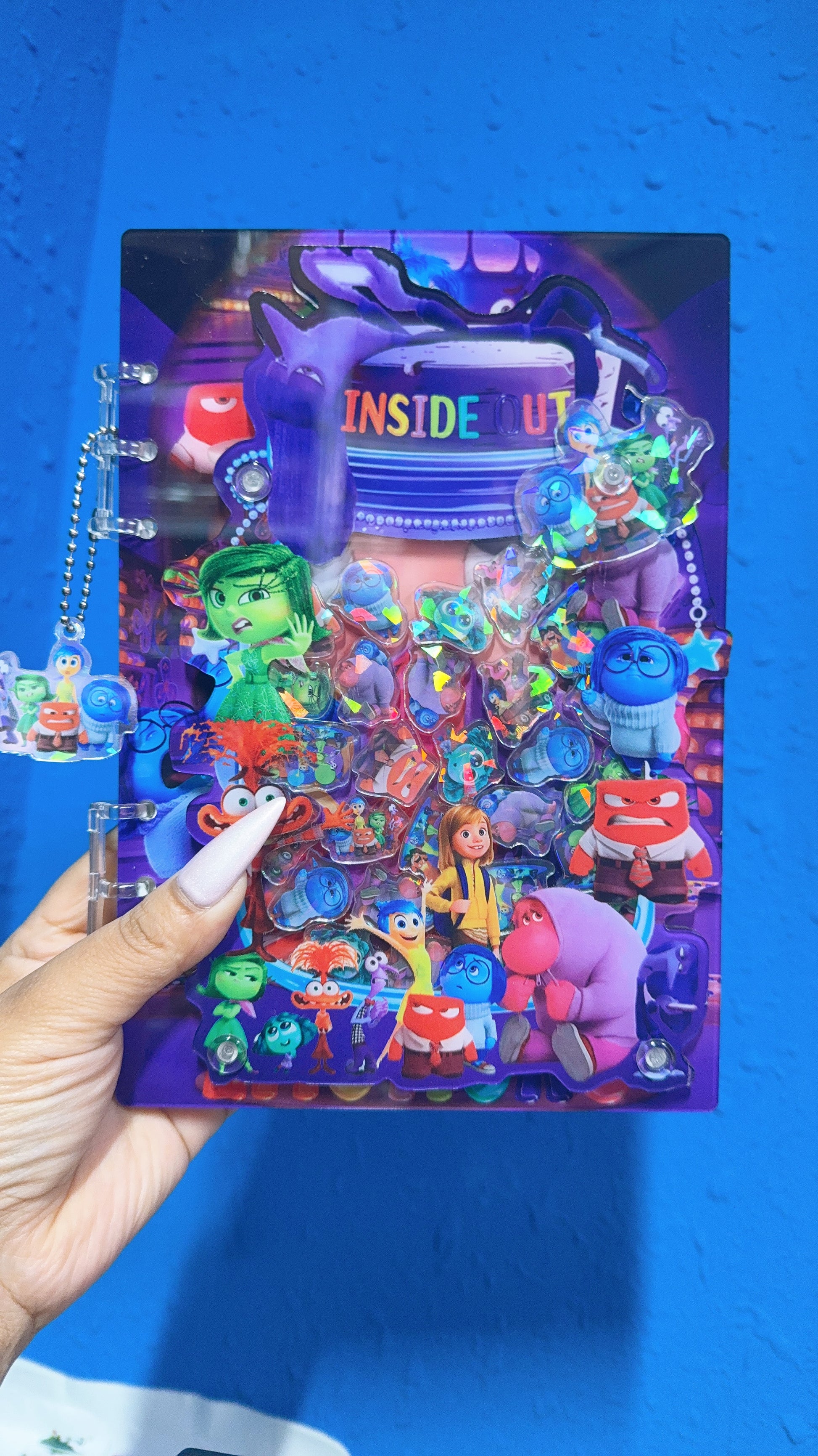 3D inside out  shaker notebook