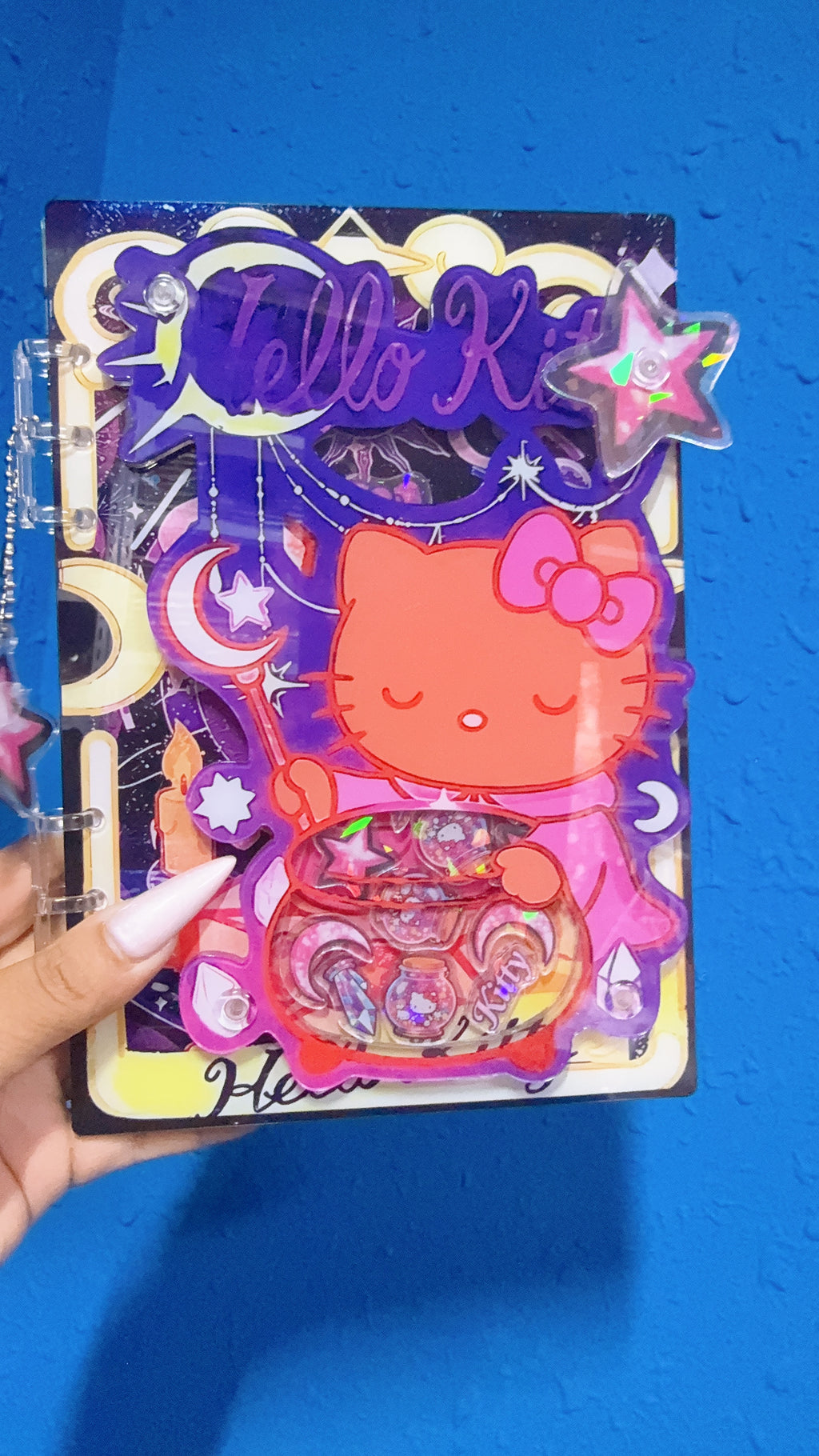 hello kitty collection shaker notebook