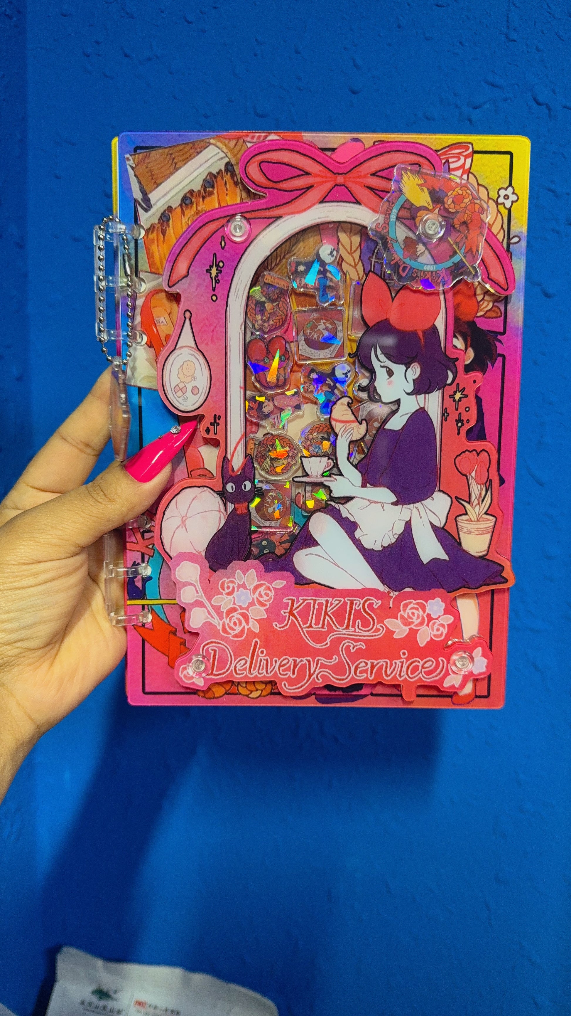 3D kikis delivery service shaker notebook