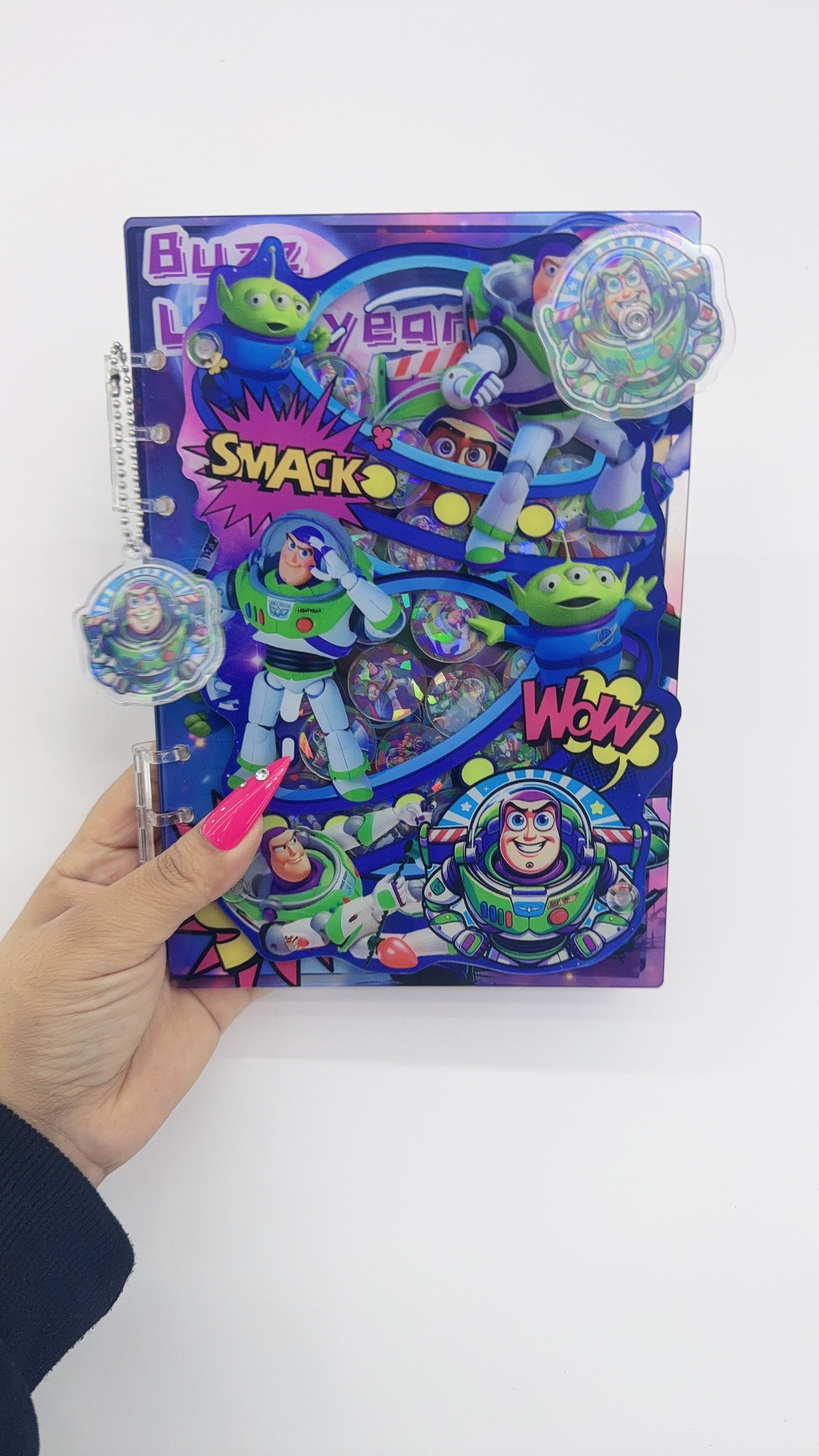 buzz light year 3d shaker notebook