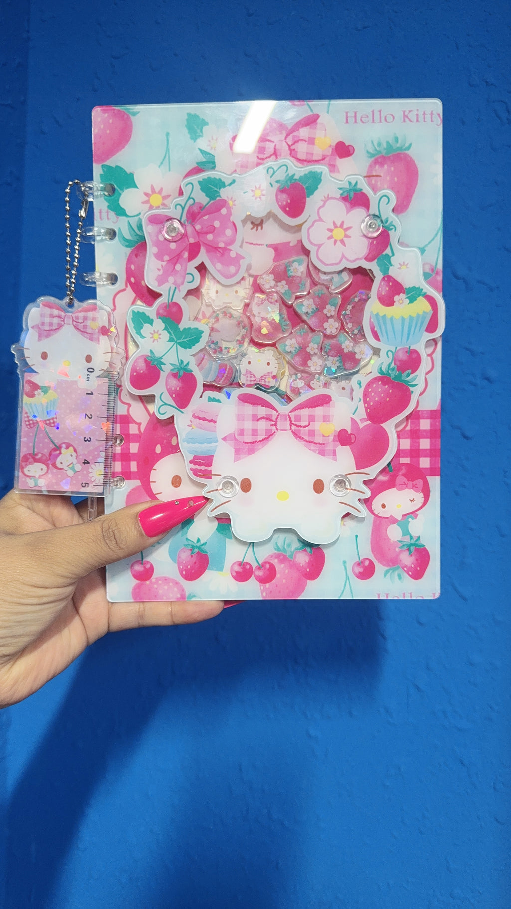 hello kitty collection shaker notebook