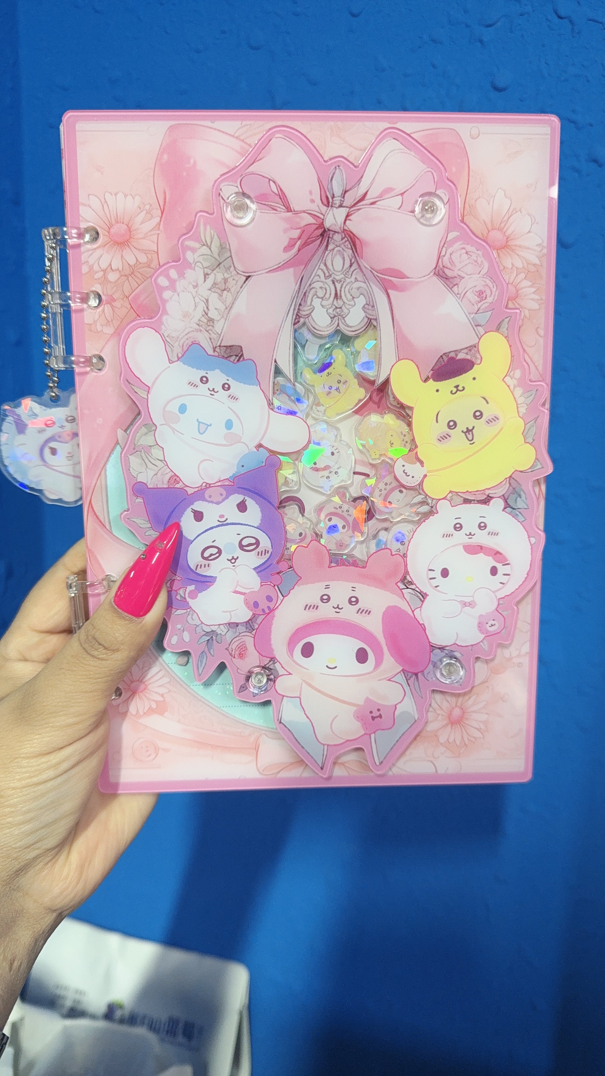 chiikawa sanrio shaker notebook