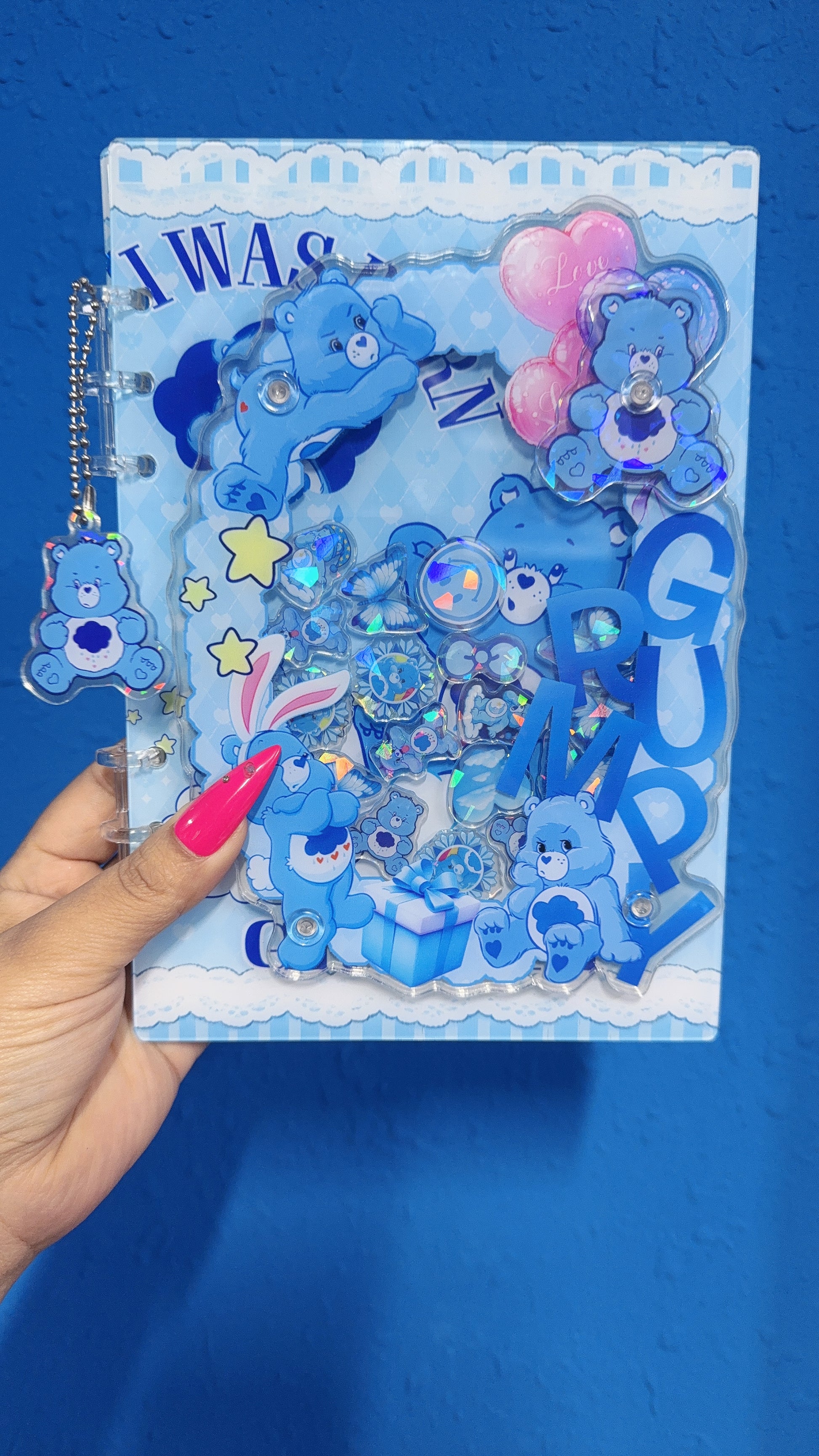 Carebears 3D shaker notebook