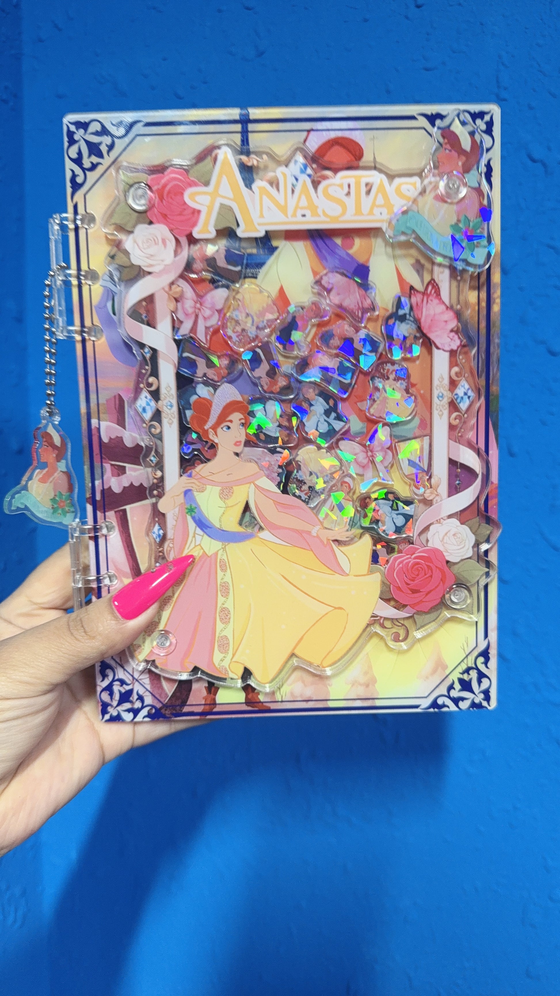 anastasia 3d shaker notebook